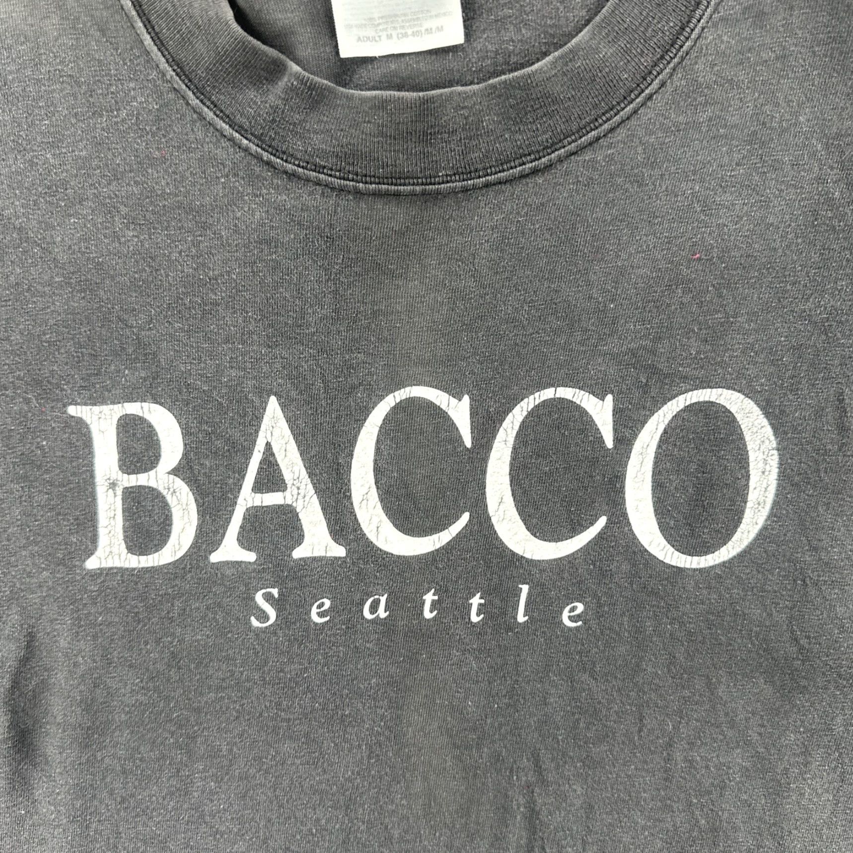 Hanes VINTAGE Hanes Beefy-T T-Shirt Adult Medium Black Short Sleeve Crew Neck Mens 90s City Classic Size US M / EU 48-50 / 2 - 6 Thumbnail