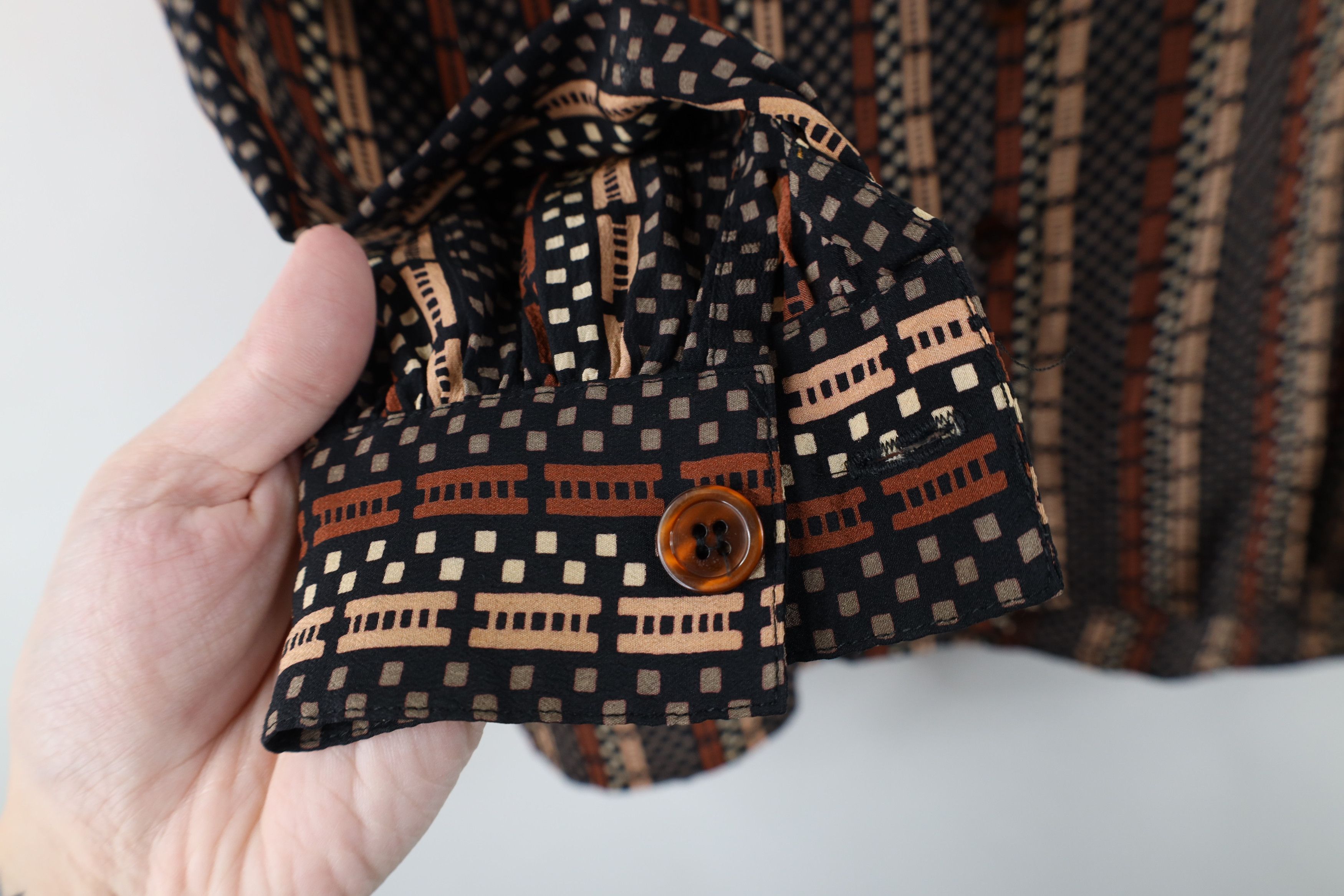 Vintage Vintage 90s Streetwear Ladder Camp Collar Button Shirt Size M / US 6-8 / IT 42-44 - 6 Thumbnail
