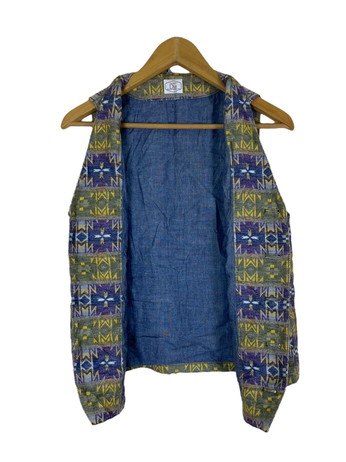 URBAN RESEARCH DOORS Urban Research Doors Geometric Native Navajo Vest Size US S / EU 44-46 / 1 - 11 Thumbnail