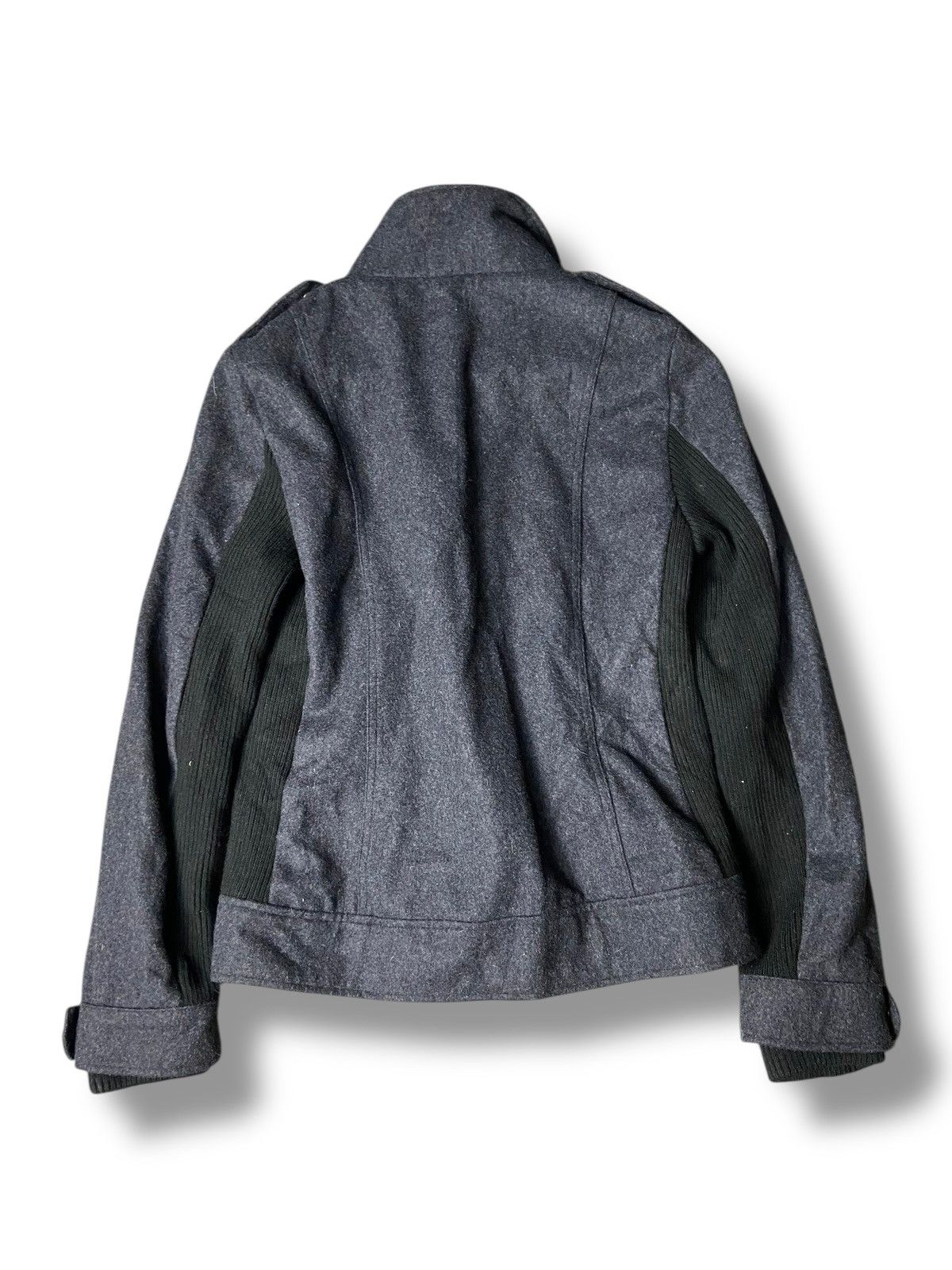 semanticdesign Semantic Design Dual Zipper Washed Grey Jacket (156) Size US M / EU 48-50 / 2 - 6 Thumbnail