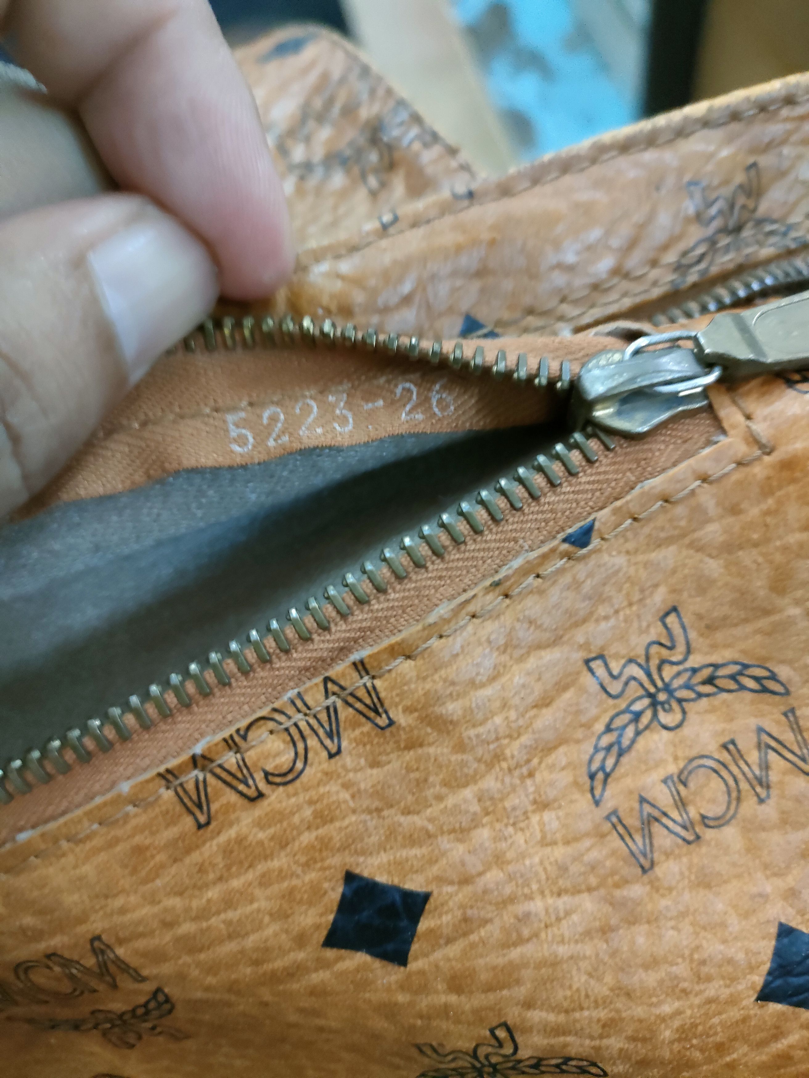MCM × Vintage Vintage MCM Monogram Tote Bag Size ONE SIZE - 7 Thumbnail