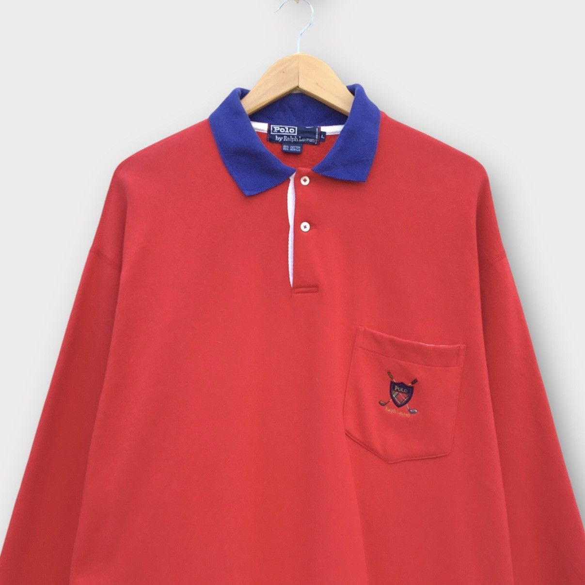 Polo Ralph Lauren Vintage 90s Polo Ralph Lauren Embroidered Logo Oversized Size US XL / EU 56 / 4 - 3 Thumbnail