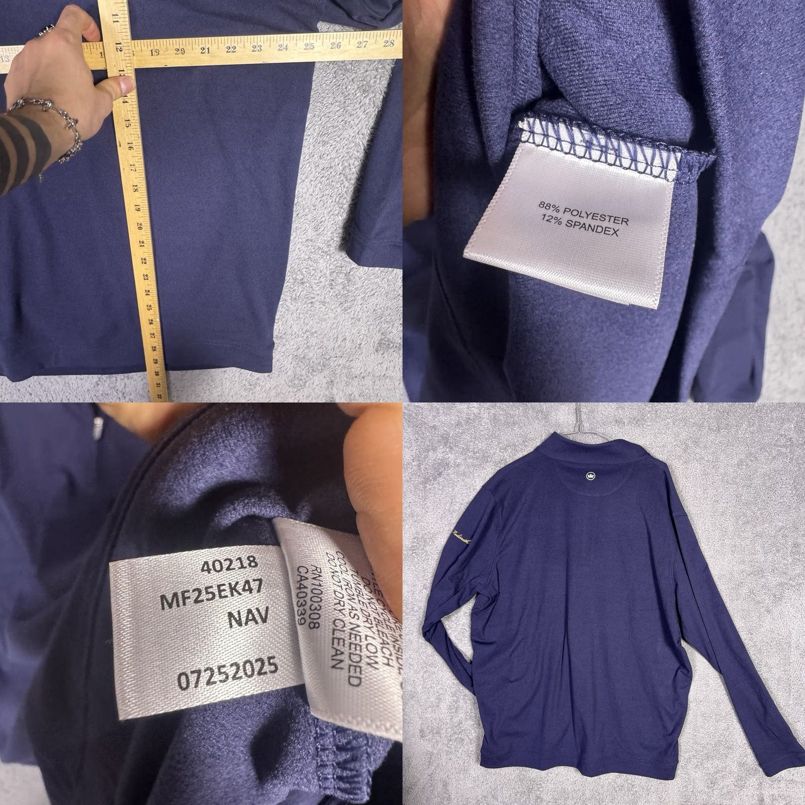 Peter Millar Peter Millar Presidents Cup Medinah Country Club Mens XL ArdentAir Performance Pullover Sweater Size US XL / EU 56 / 4 - 8 Thumbnail