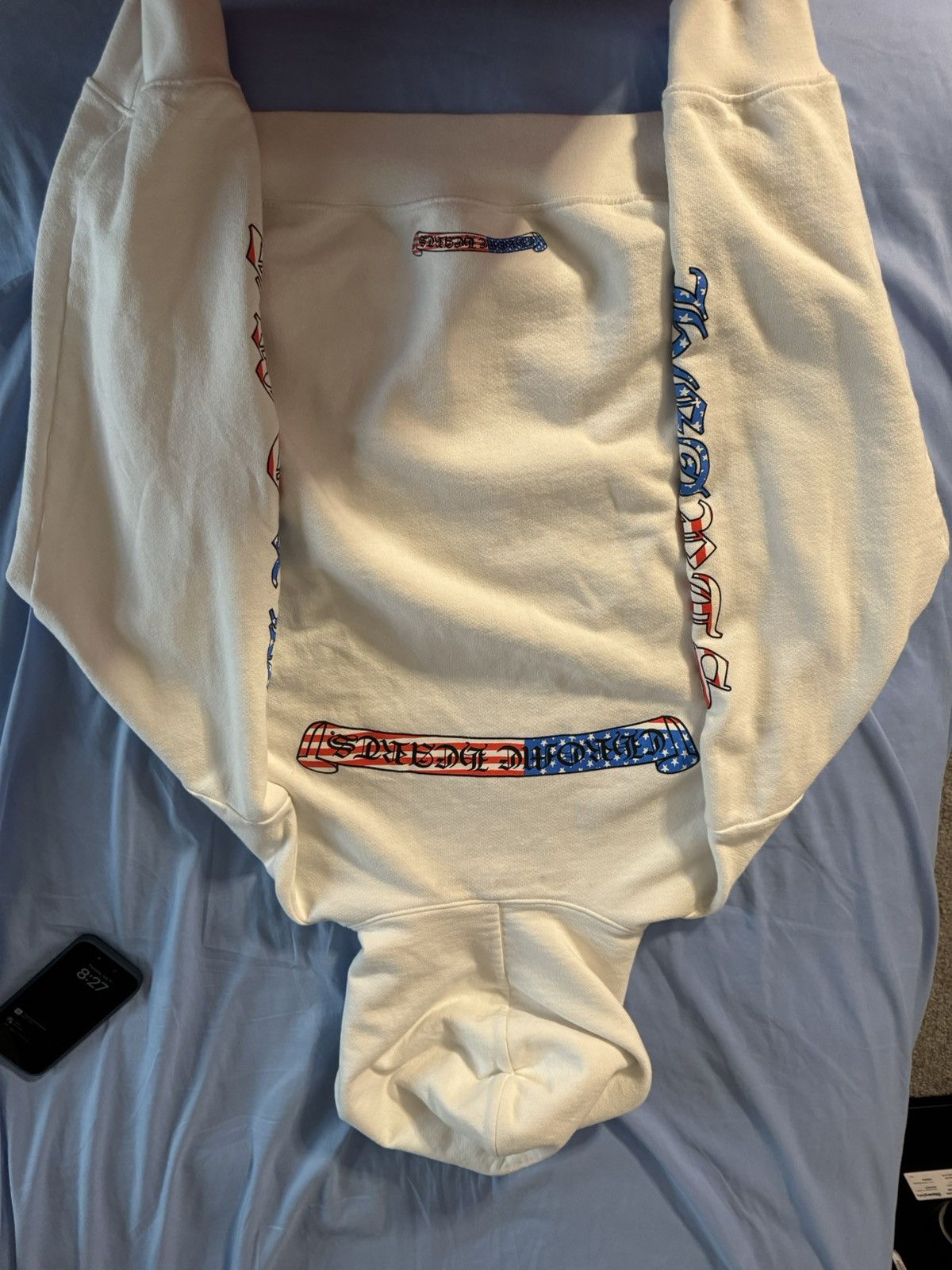 Chrome Hearts × Matty Boy Chrome Heart White Flag Hoodie Size US L / EU 52-54 / 3 - 6 Thumbnail