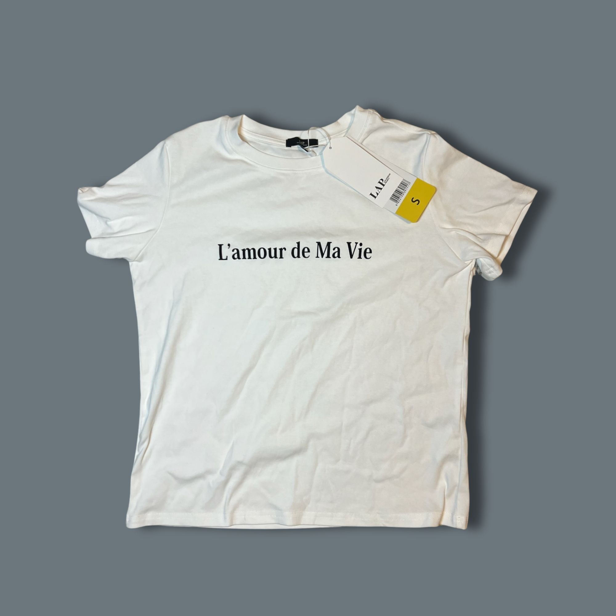 Other LAP Los Angeles Project White Graphic Tee Lamour De Ma Vie S Size S / US 4 / IT 40 - 2 Thumbnail