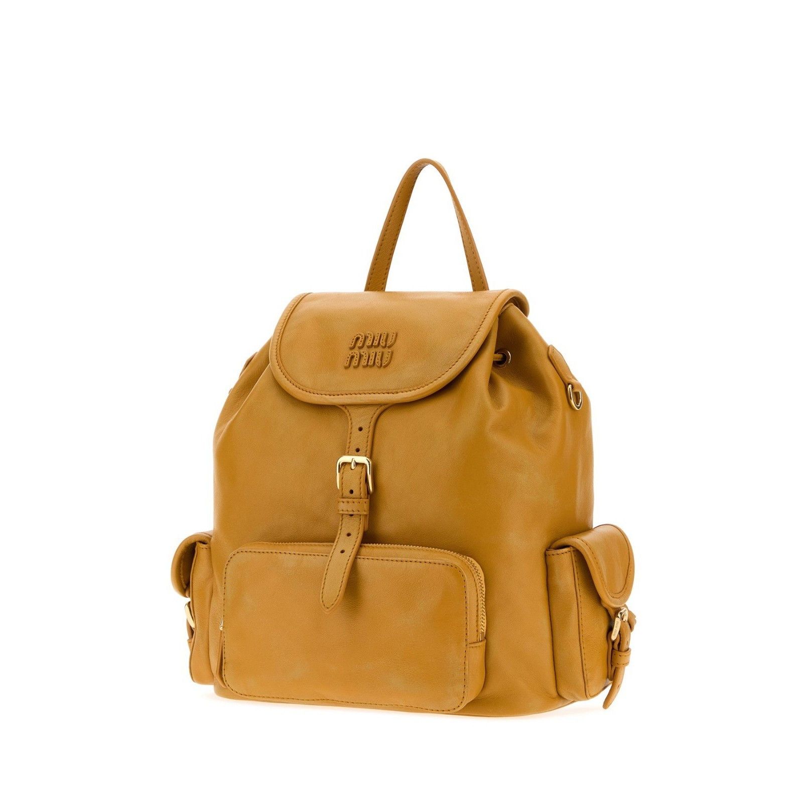 Miu Miu MIU MIU Whiskey Leather Backpack New & Authentic Size ONE SIZE - 2 Thumbnail