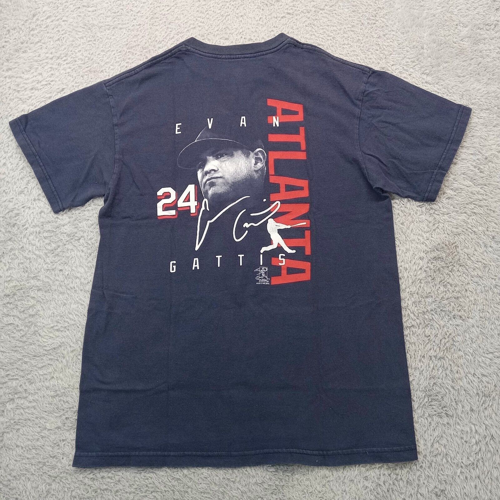 Delta Atlanta Braves T-Shirt M #24 Evan Gattis MLB Players 2013 Size US M / EU 48-50 / 2 - 1 Thumbnail