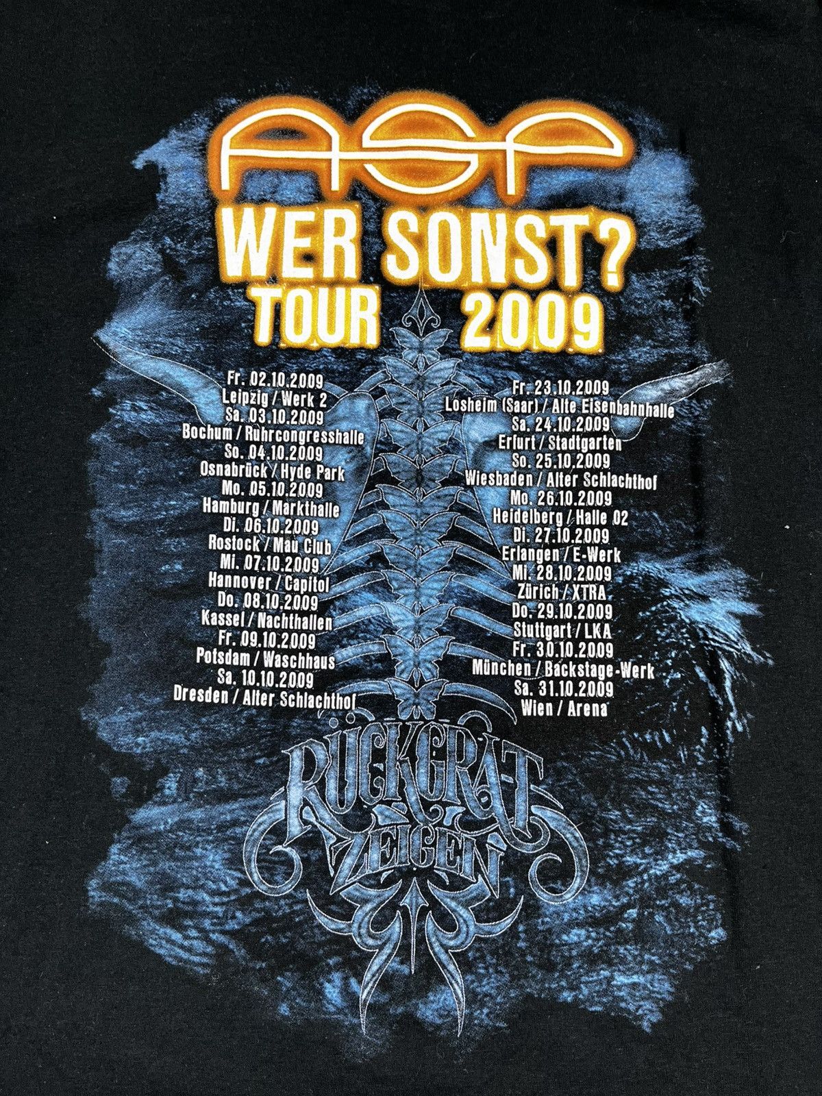 Band Tees Vintage Y2K ASP Tour Big Logo T Shirt band tee size XL Size US XL / EU 56 / 4 - 7 Thumbnail
