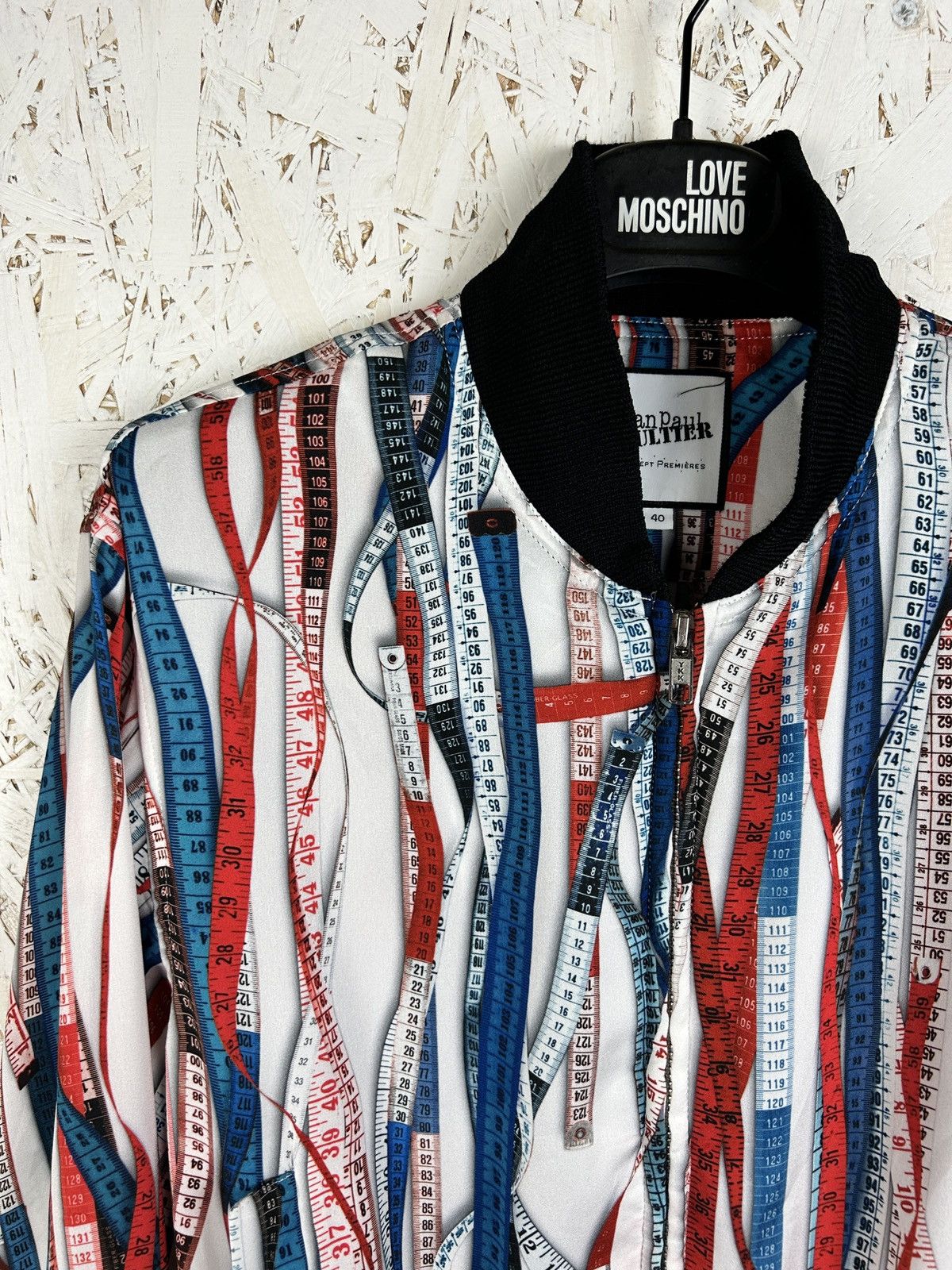 Jean Paul Gaultier Jean Paul Gaultier Sept Premieres Measuring Tape Bomber 40 Size S / US 4 / IT 40 - 2 Thumbnail