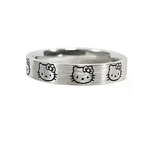 VIBE Full Print Hello kitty Adjustable Ring Size ONE SIZE - 7 Thumbnail