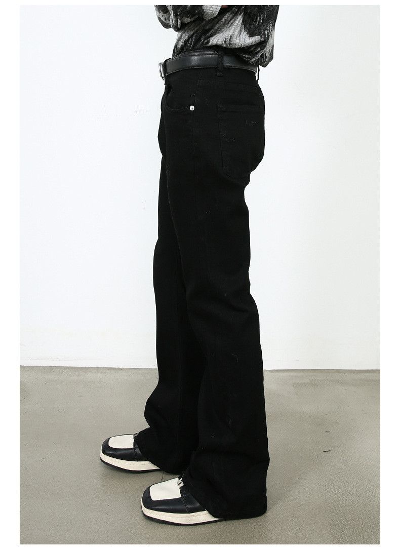 Jean Men's cleanfit American black flared stretch jeans Size US 32 / EU 48 - 5 Thumbnail