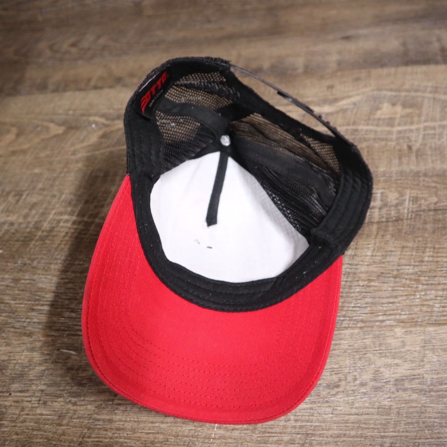 Vintage Raw Gear Hat Adult Adjustable Black White Snap Back Cap Size ONE SIZE - 6 Thumbnail