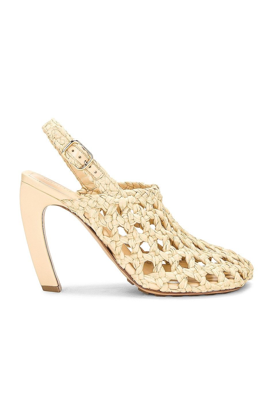 Bottega Veneta Jimbo Slingback Pump Ivory Size US 10 / IT 40 - 1 Thumbnail
