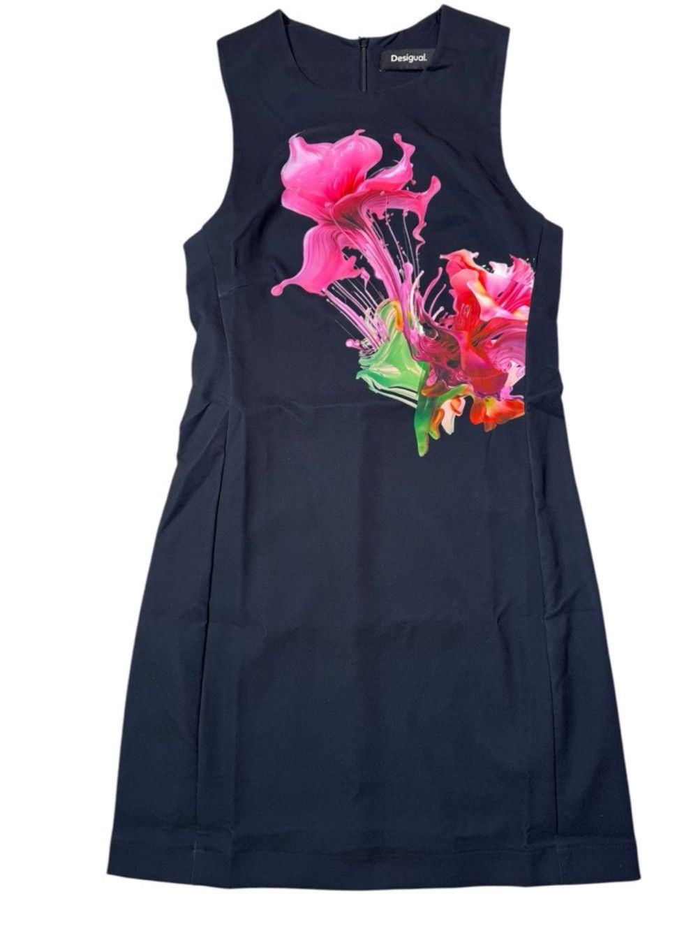 Desigual NWT New Desigual Floral Print Sleeveless Mini Dress Size XS Size XS / US 0-2 / IT 36-38 - 4 Thumbnail