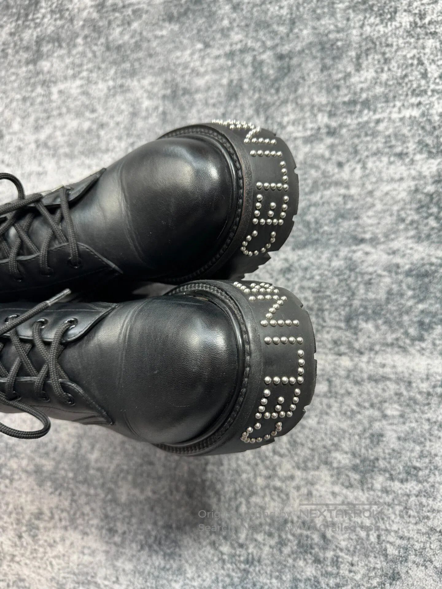 Celine CELINE New Arrival Studded Logo Women's Boots| Size US 5.5 / IT 35.5 - 4 Thumbnail