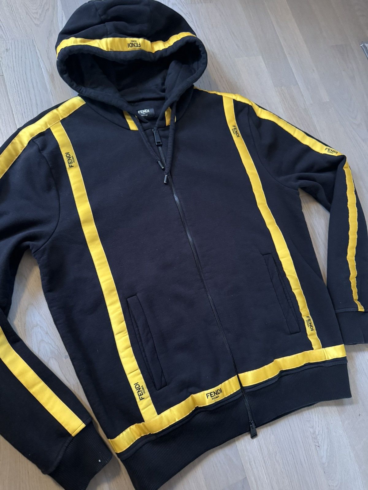 Fendi FENDI hoodie sizes in photos SHOWN BY TAPE MEASURE Grailed