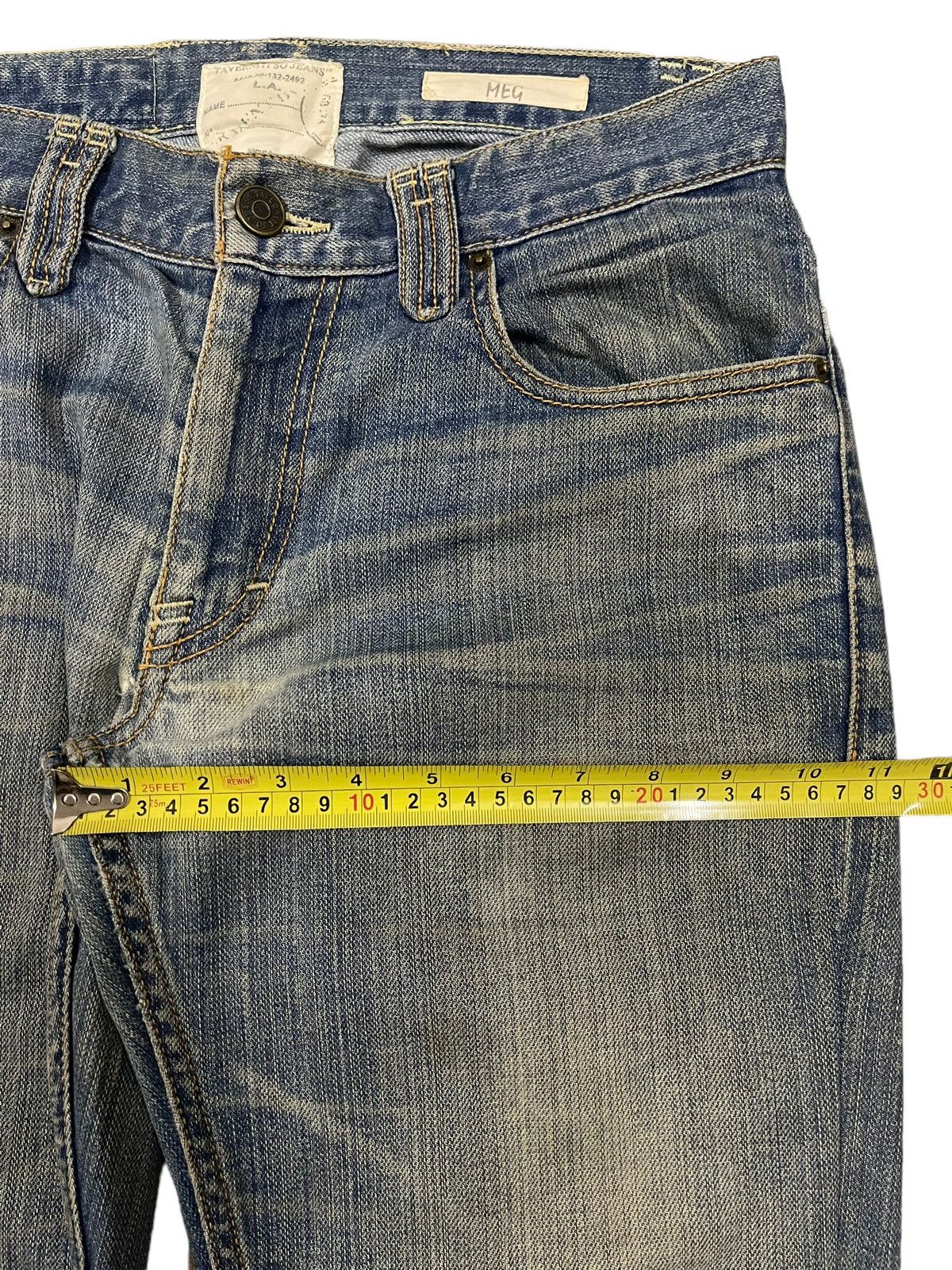 Jimmy Taverniti Vintage Italian Designer Taverniti Blue Wash Loose Jeans Size US 33 - 14 Thumbnail