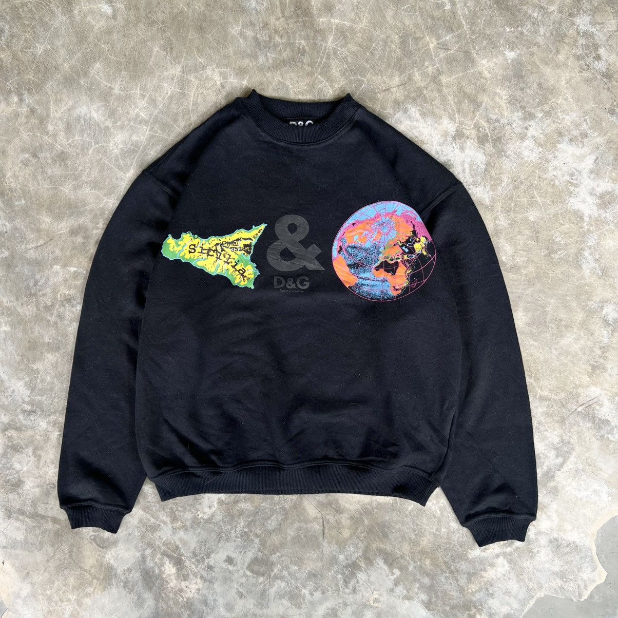 Dolce & Gabbana Dolce & Gabbana Sicilia x Maps Sweatshirt Size US M / EU 48-50 / 2 - 1 Thumbnail