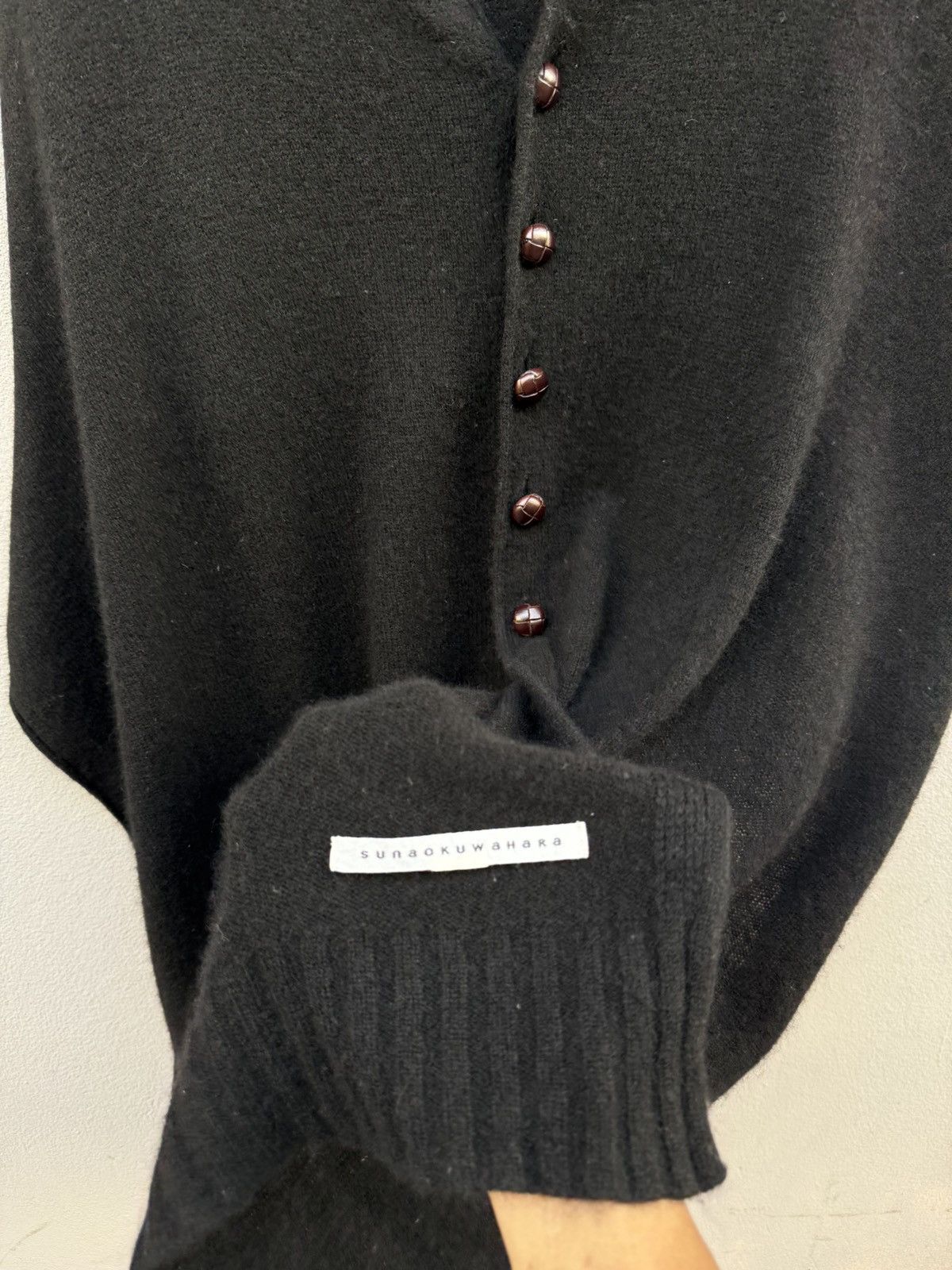 Issey Miyake × Sunao Kuwahara Sunao Kuwahara by ISSEY MIYAKE Wool Poncho Size ONE SIZE - 3 Thumbnail