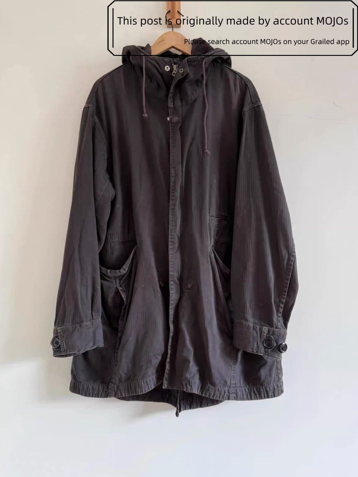 Undercover Sz 4 Undercover 11SS Underman Vintage Black Parka mojos7 Size US XL / EU 56 / 4 - 2 Thumbnail