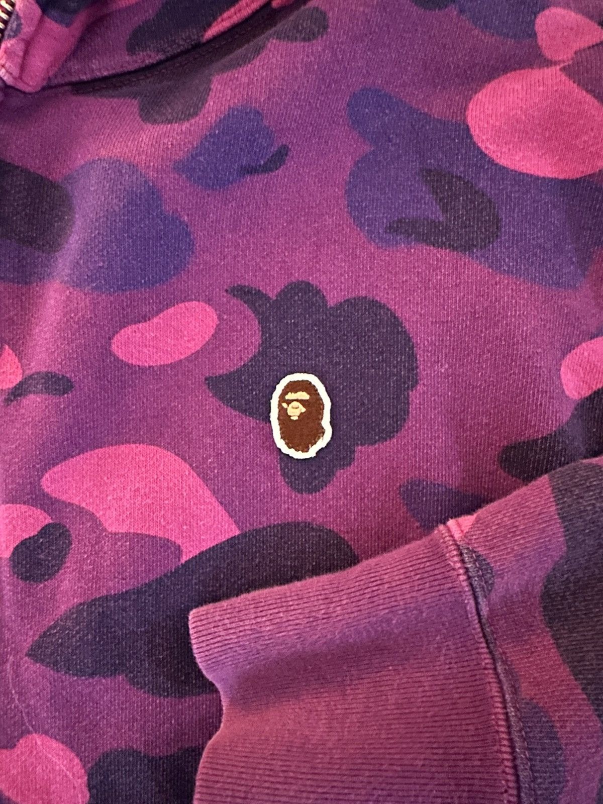 Bape Color Camo One Point Full Zip Hoodie Size US L / EU 52-54 / 3 - 5 Thumbnail