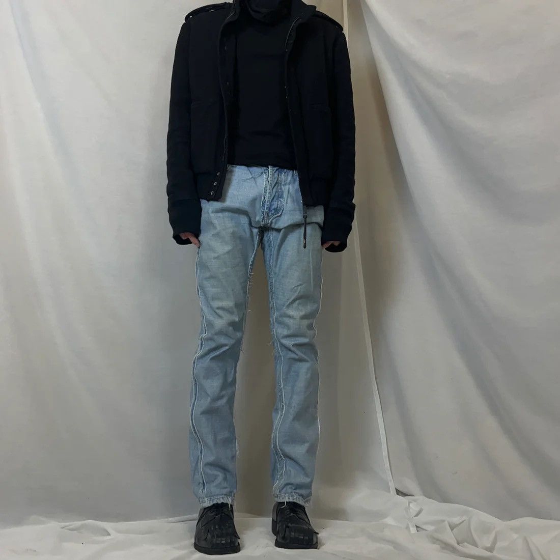 Maison Margiela Maison Martin Margiela x H&M Reversed Jeans - AW12 Size US 31 - 2 Thumbnail