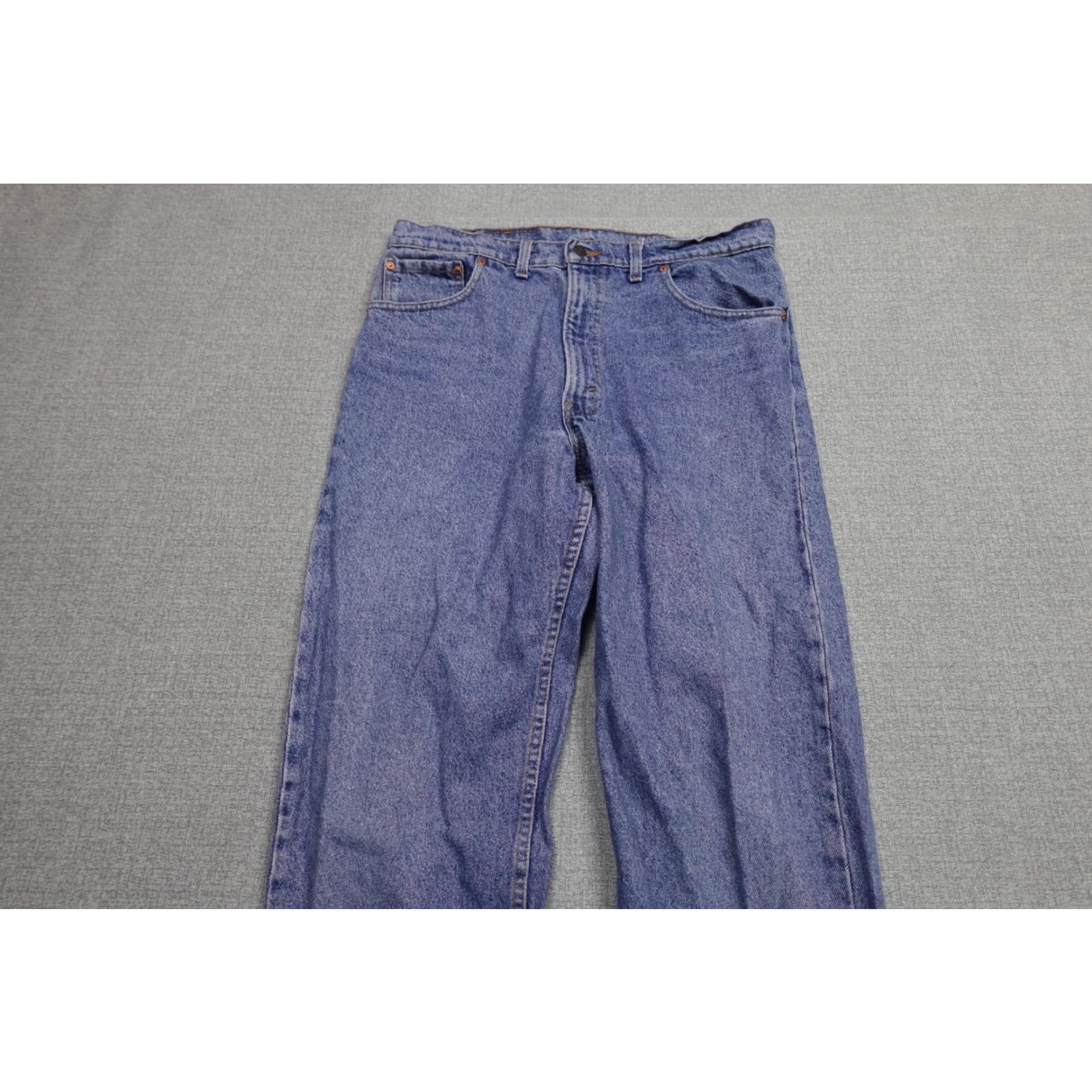 Levi's Levi's 550 Jeans Blue Dark Wash 36x36 Regular Mens Vintage USA Made In USA Stretch Comfort Zipper 5-Pocket Denim Straight Size 36" Inseam 36" (USA) Size US 36 / EU 52 - 4 Thumbnail