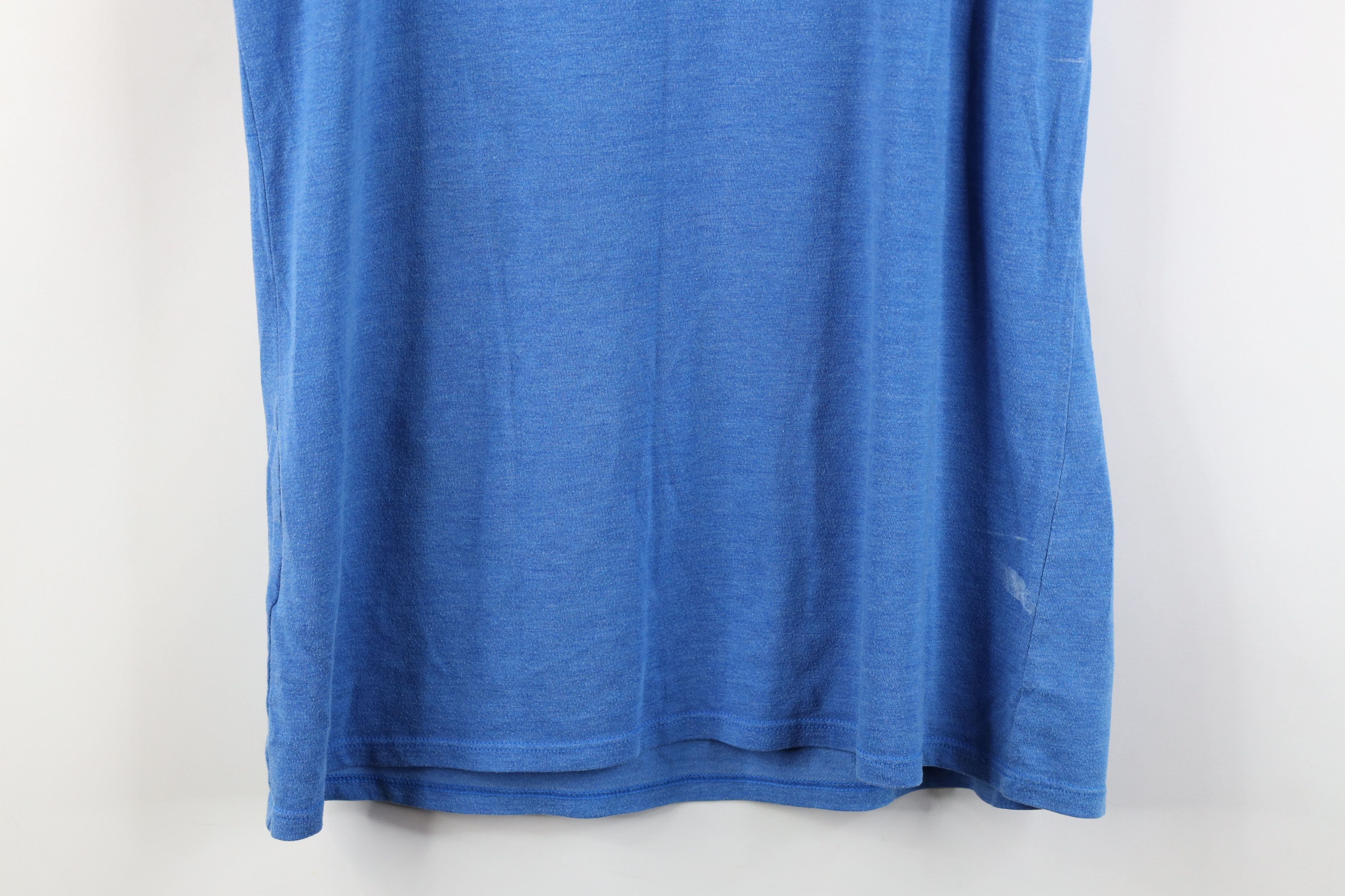 Nike Nike Athletic Cut Detroit Lions Football V-Neck T-Shirt Blue Size L / US 10 / IT 46 - 16 Thumbnail