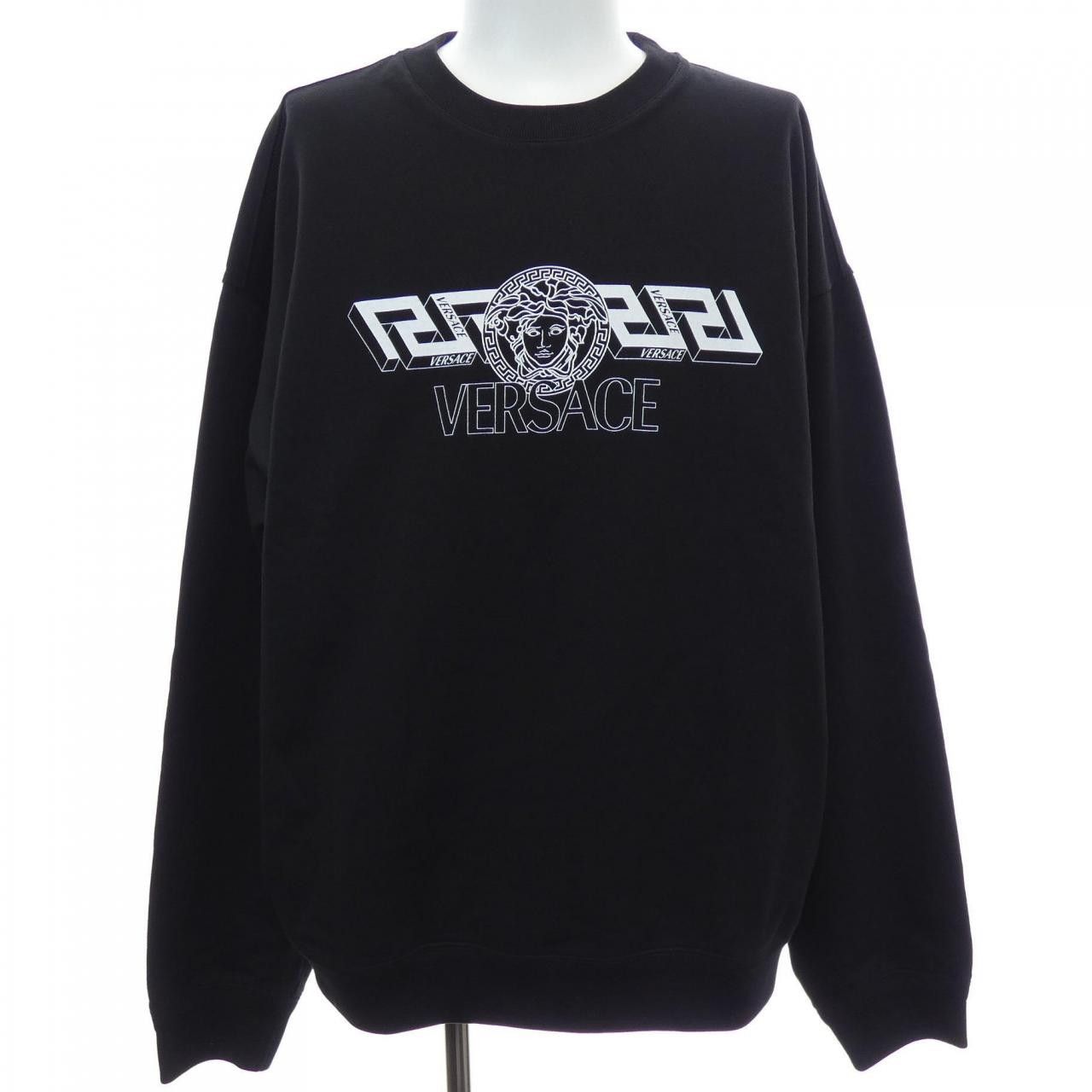 Versace Versace Versace Cotton Sweatshirt Textile Sweatshirts & Hoodies 1003992 DUTY FREE for USA Size ONE SIZE - 1 Thumbnail