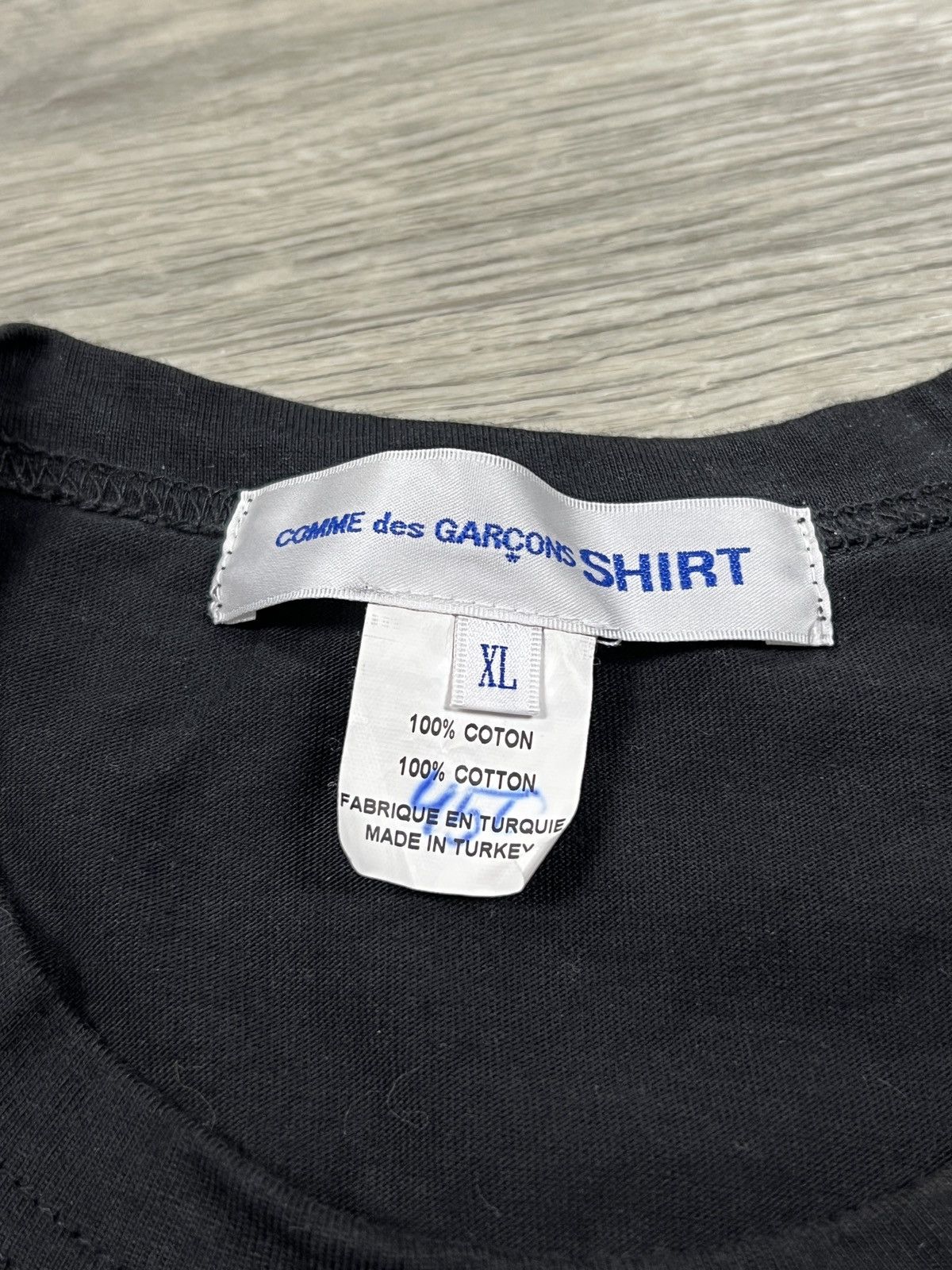 Comme des Garcons Comme des Garçons SHIRT Minimalist Logo T-Shirt Black L Size US XL / EU 56 / 4 - 3 Thumbnail