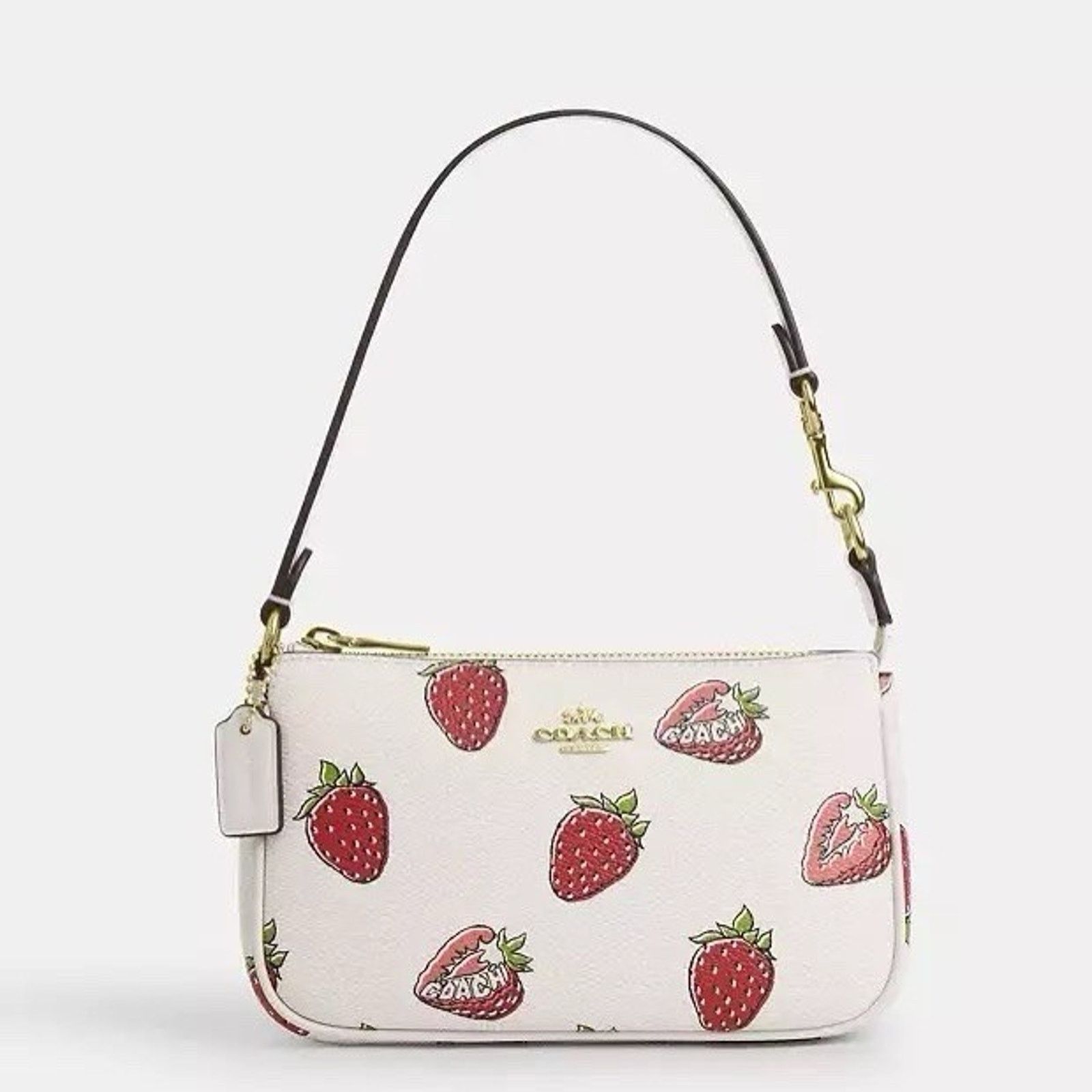 Coach NWT Coach Nolita 19 Leather Shoulder Bag Strawberry CAL25 Size ONE SIZE - 6 Thumbnail