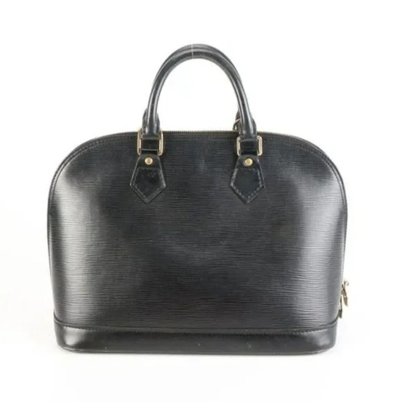 Louis Vuitton LOUIS VUITTON Alma Bag in Black Epi Leather - Vintage Size ONE SIZE - 2 Thumbnail