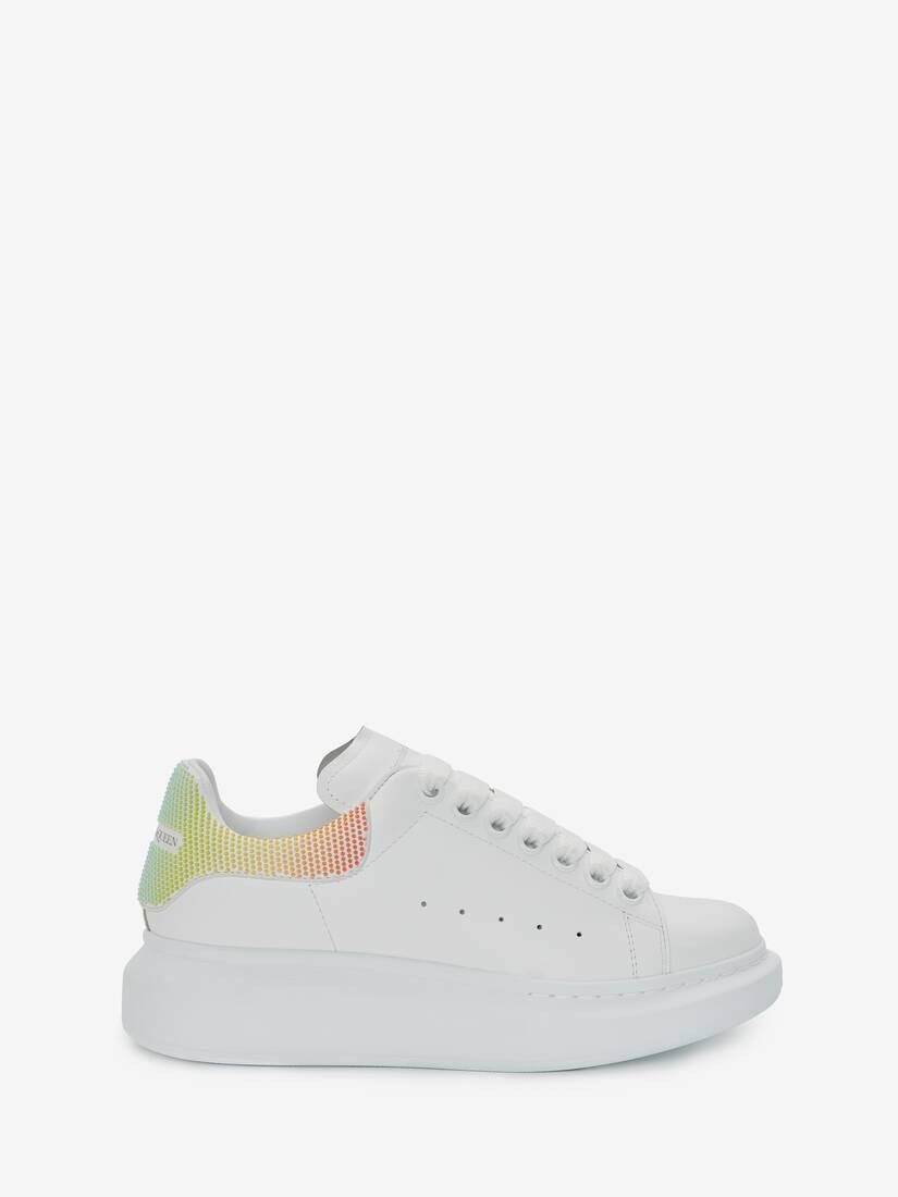 Alexander McQueen o1w1db10925 Oversized Sneaker in White/Multi Size US 8 / IT 38 - 1 Thumbnail