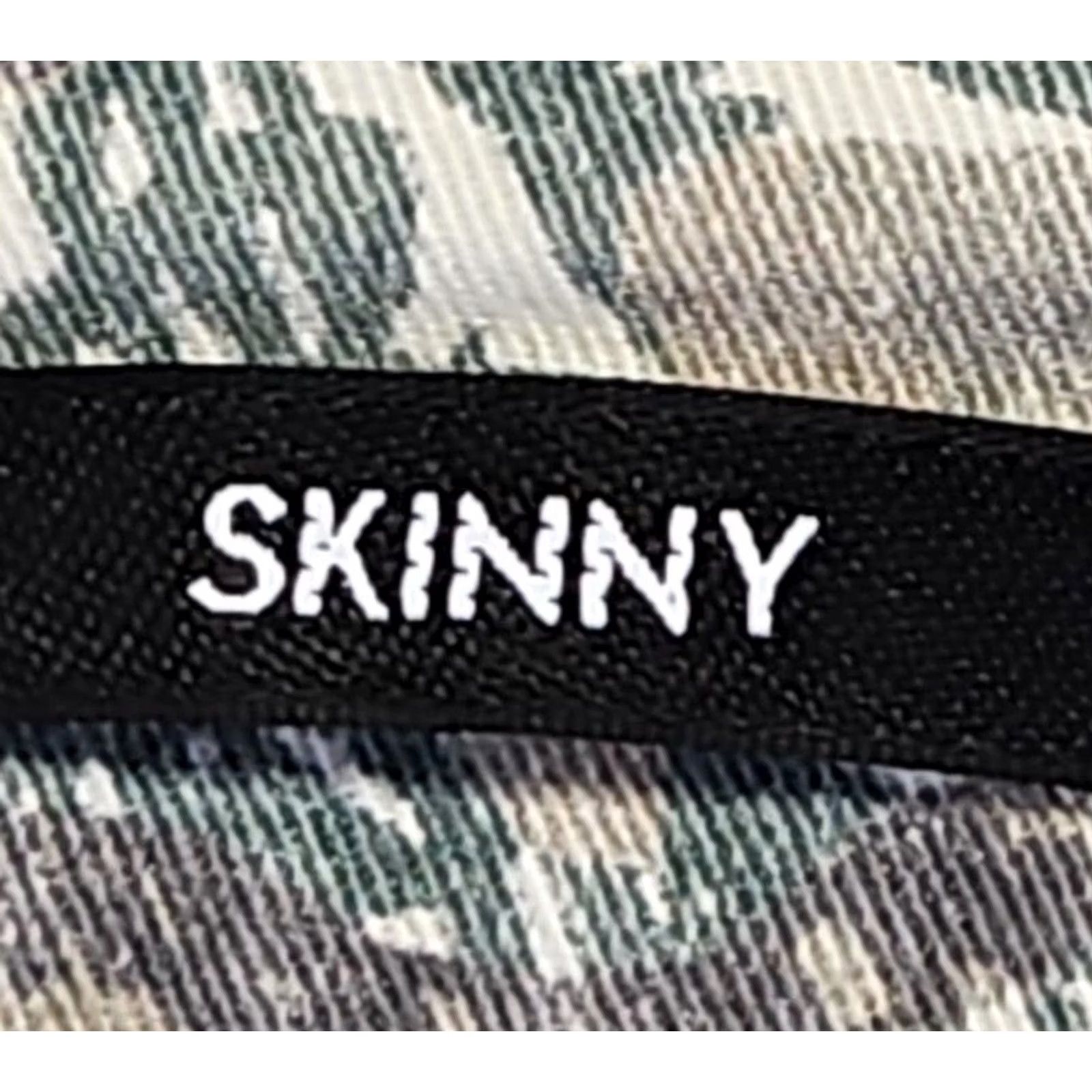 Parker Parker Smith Skinny Jeans Womens 28 Mid Palm Print Camouflage Zip 5-Pocket Cotton Blend Regular Size 28" / US 6 / IT 42 - 5 Thumbnail