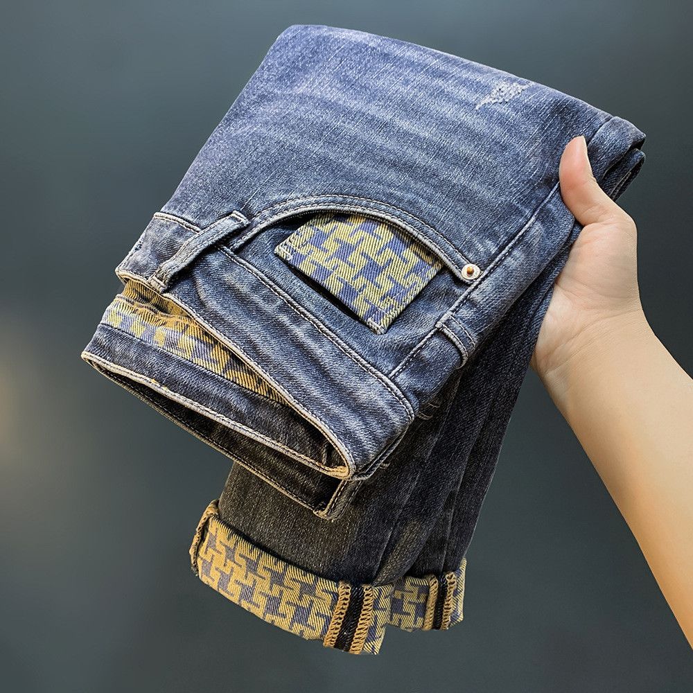 Designer × Japanese Brand Straight Fit Loose Cotton Jean Size US 37 - 1 Thumbnail
