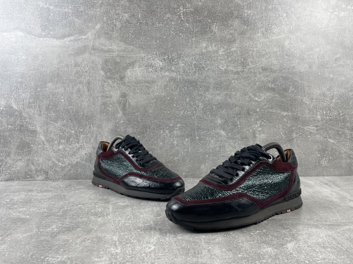 Bally Bally Future Shiny Leather Multicolor Sneakers Shoes Size US 6.5 / IT 36.5 - 4 Thumbnail