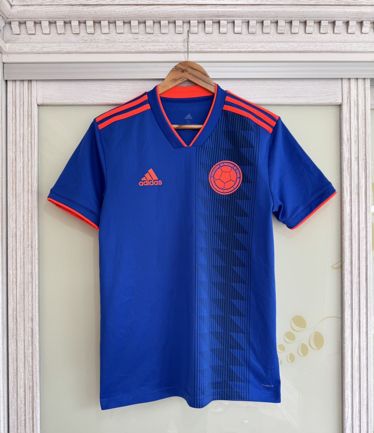Adidas Colombia 2018-2019 Away Soccer Jersey Football Kit Shirt Size US S / EU 44-46 / 1 - 1 Thumbnail