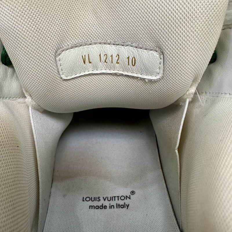 Louis Vuitton Louis Vuitton Trainer Maxi Low-Top Sneakers White Green -25 Size US 11 / EU 44 - 4 Thumbnail