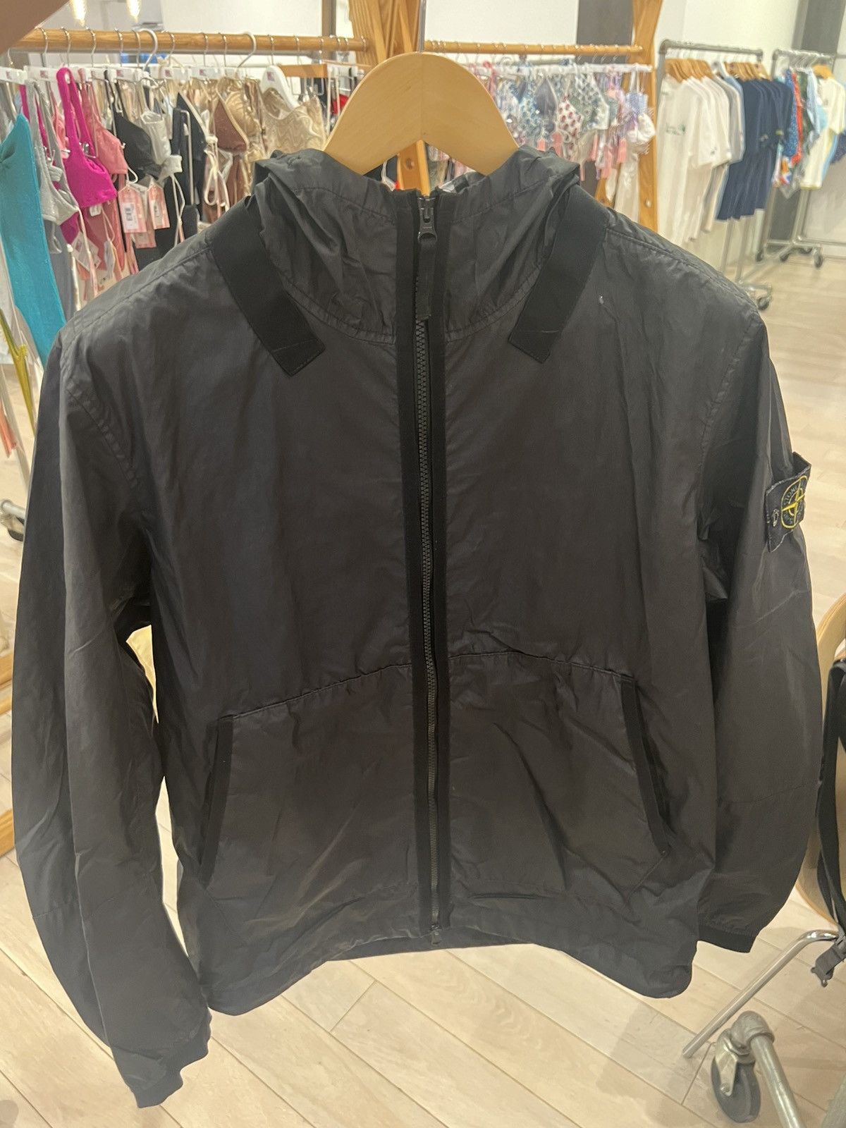 Stone Island Stone Island Black Technical Jacket Size M | Grailed