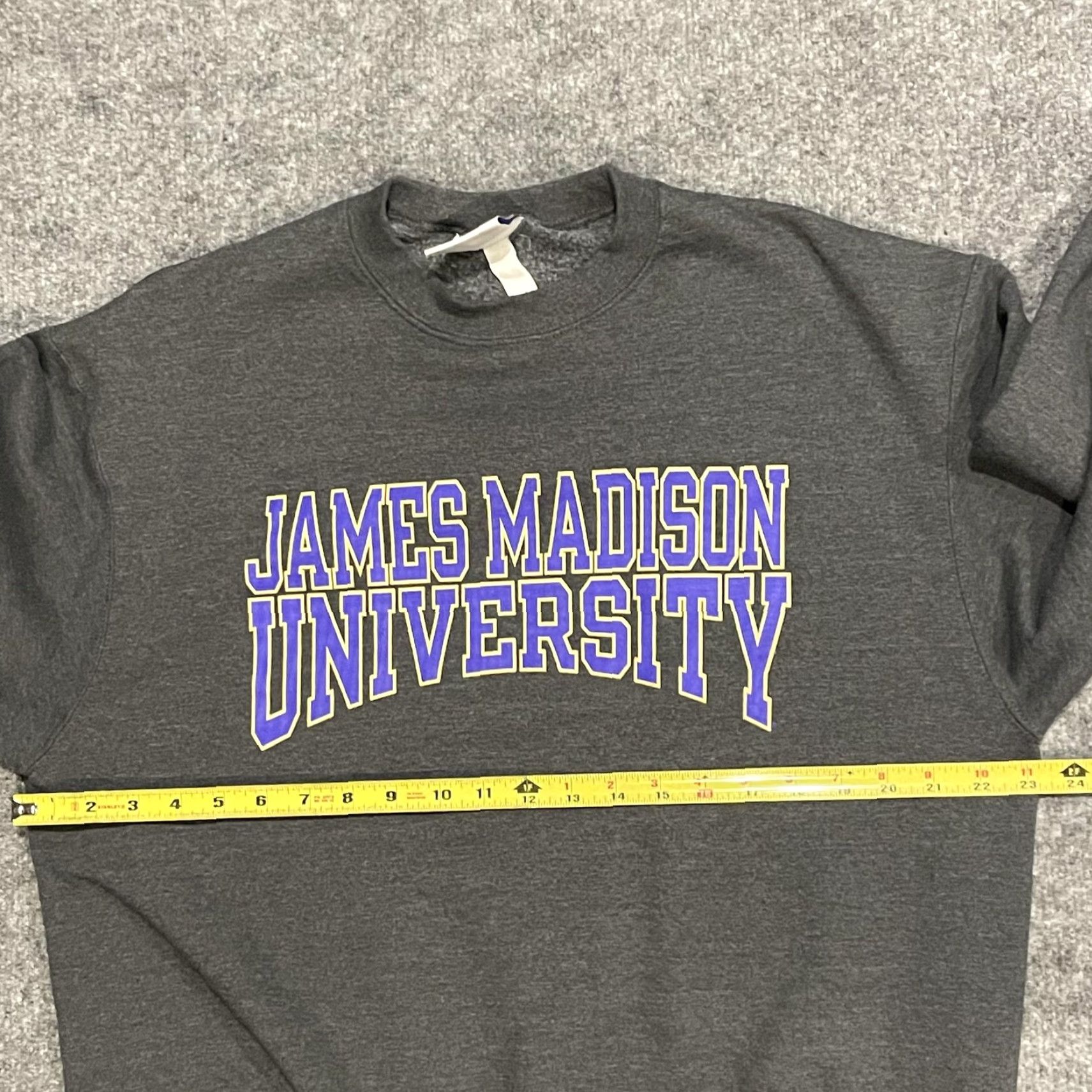 Champion Champion James Madison University Sweatshirt Mens Large Gray Crewneck Pullover Size US L / EU 52-54 / 3 - 5 Thumbnail