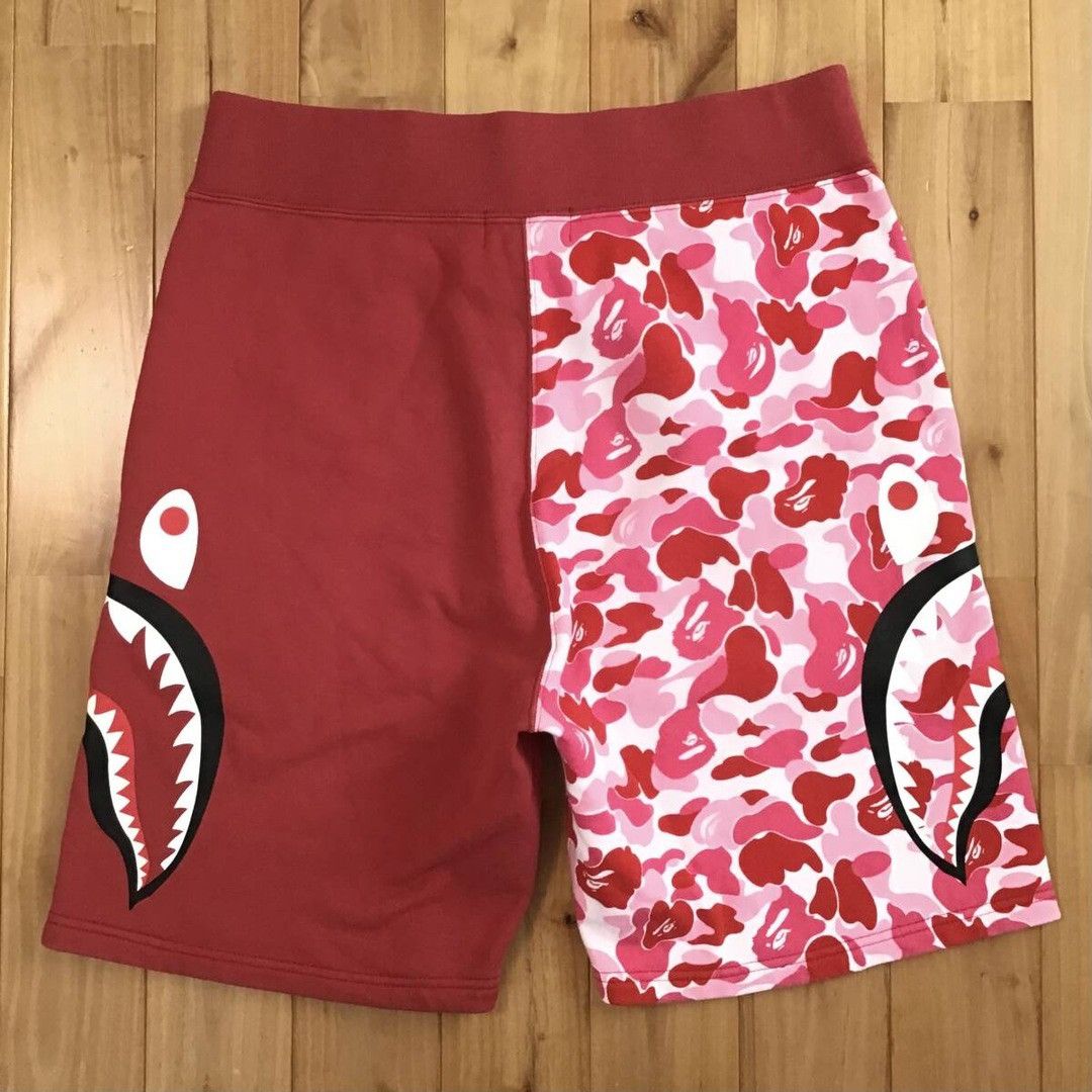Bape BAPE Side Shark sweat shorts ABC camo pink APE ★size L Size US 34 / EU 50 - 3 Thumbnail