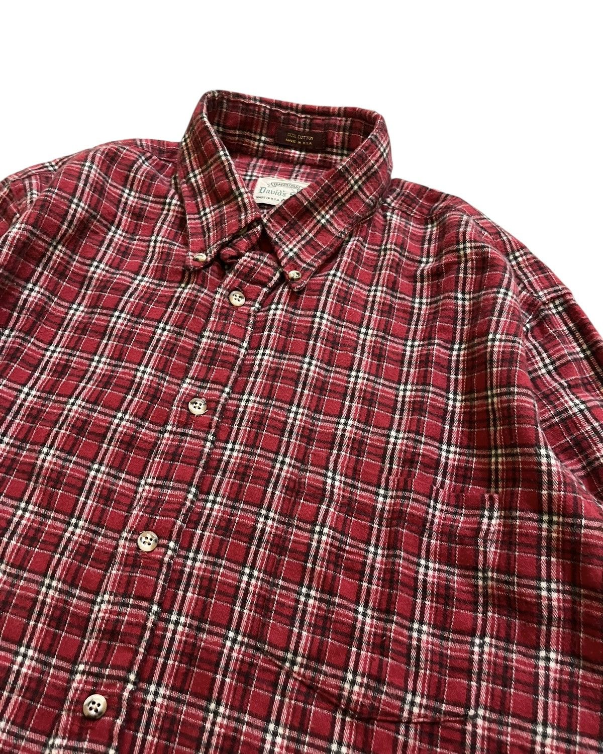 Vintage 1990s David’s Stitch Americana Style Work Flanel Size US M / EU 48-50 / 2 - 4 Thumbnail