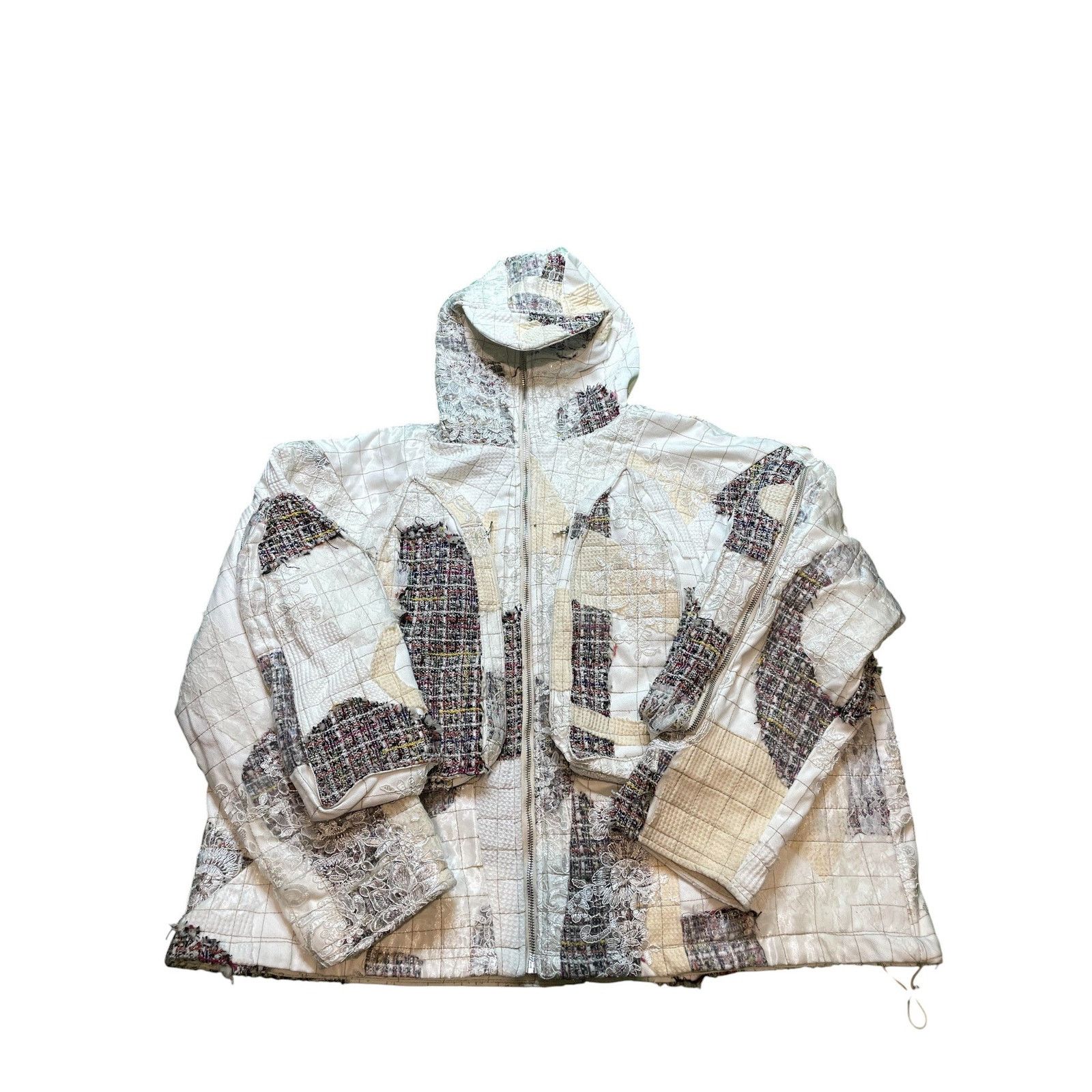 Who Decides War WDW Floral Patch White Jacket Size US XL / EU 56 / 4 - 1 Thumbnail