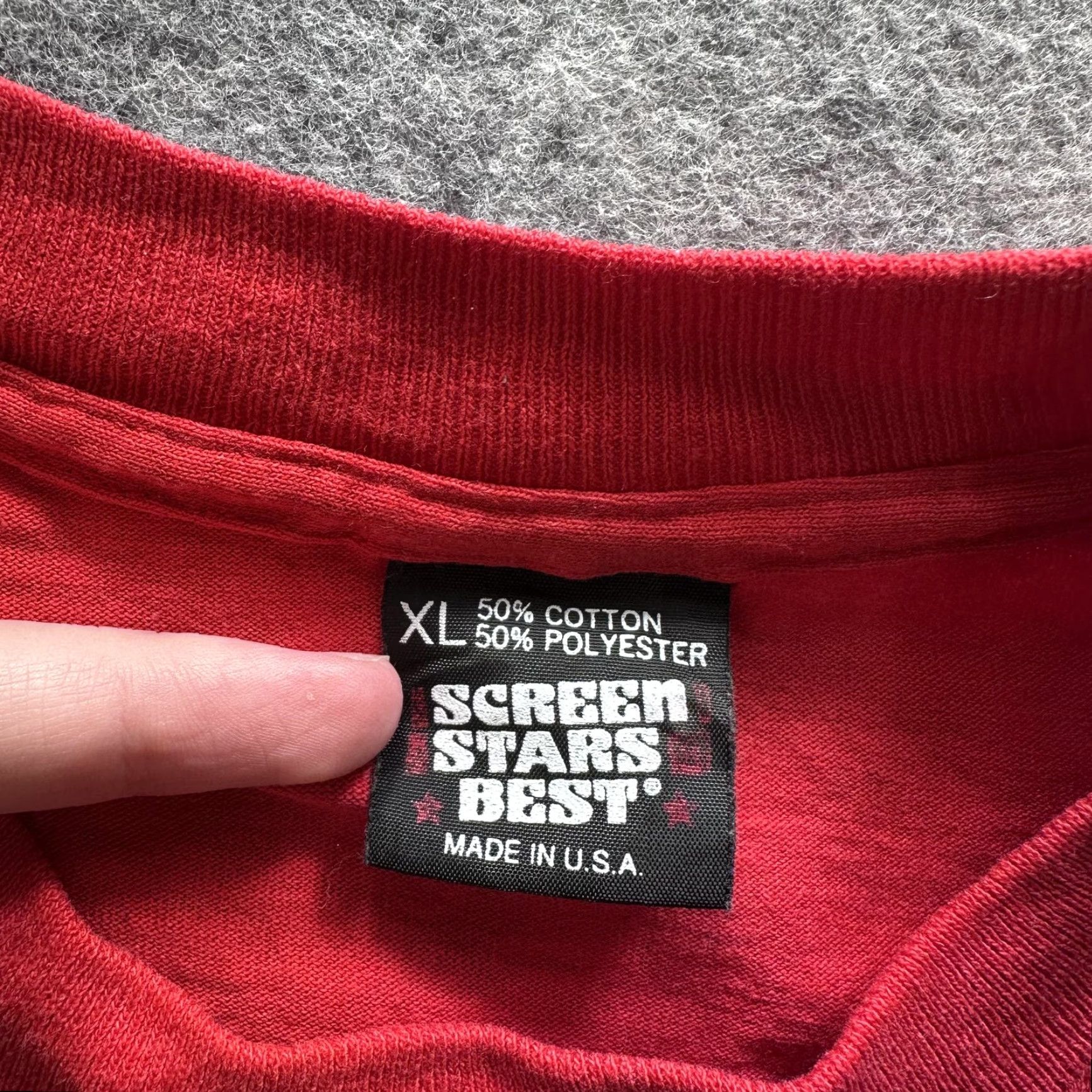 Vintage VINTAGE Screen Stars Best Shirt Mens XL Red Oaklawn Thirty Years Graphic Tee USA Size US XL / EU 56 / 4 - 6 Thumbnail