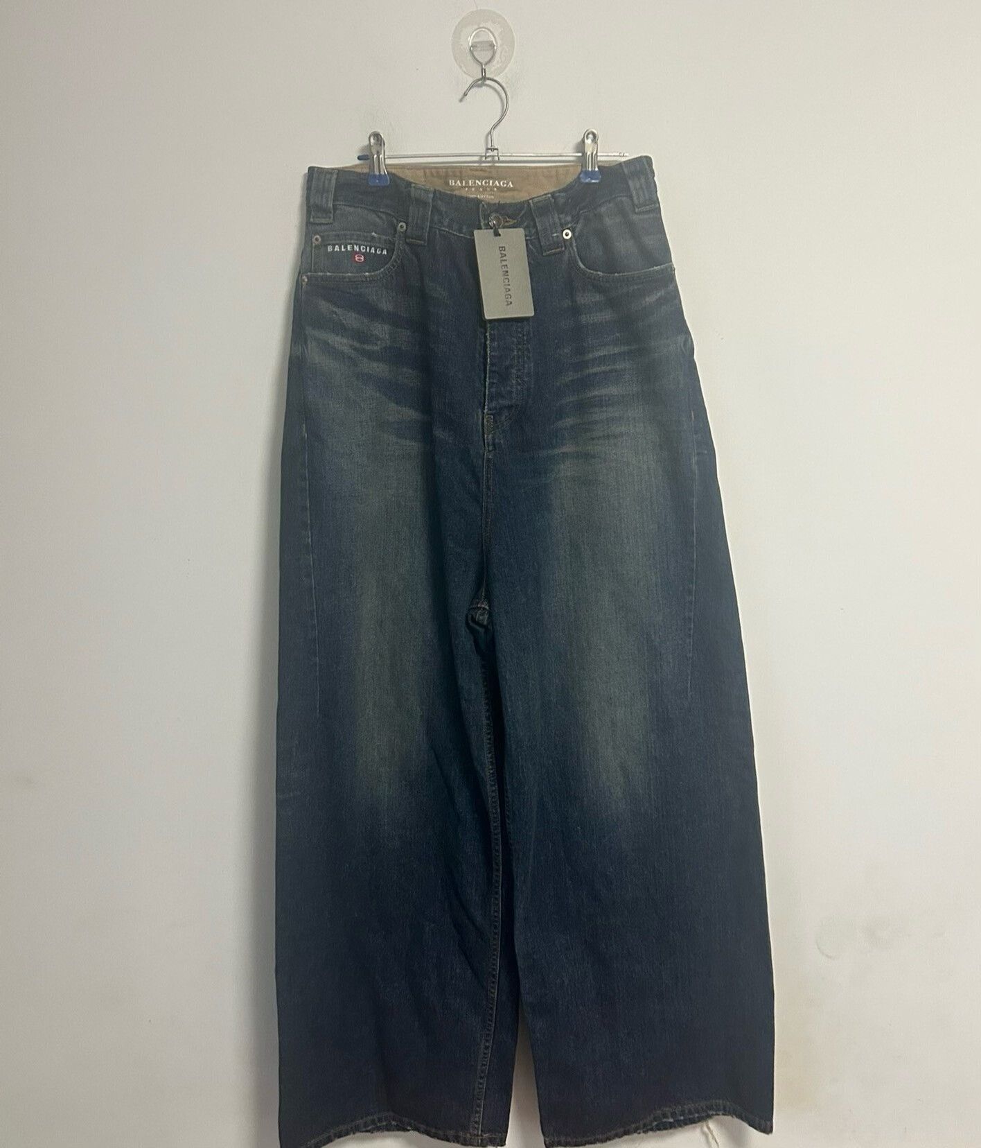 Balenciaga Balenciaga Summer Low Crotch Denim Pants Size US 26 / EU 42 - 1 Thumbnail
