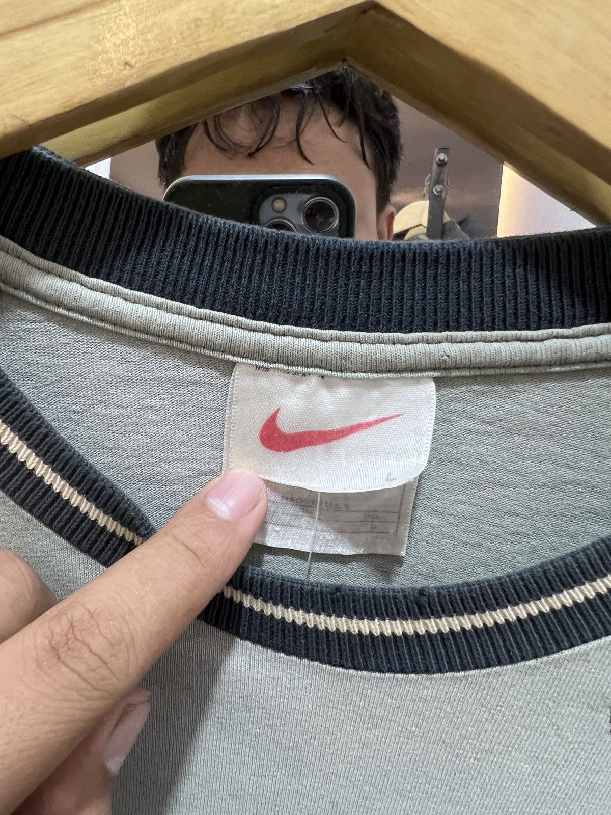 Nike Vintage nike ringer tee tshirt Size US L / EU 52-54 / 3 - 3 Thumbnail