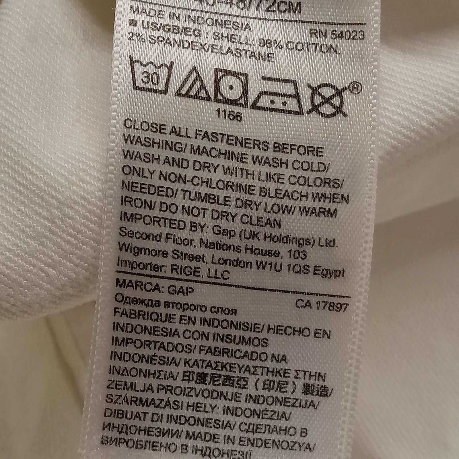 Gap GAP Best Girlfriend Jeans (32 X 27) Women's White Mid Rise Size 32" / US 10 / IT 46 - 5 Thumbnail
