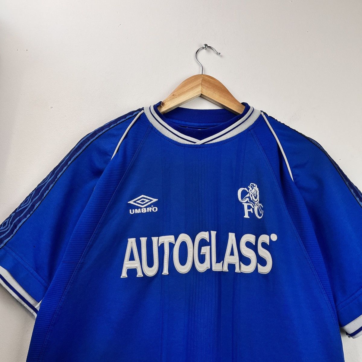 【大きいサイズ】UMBRO CHELSEA ゲームシャツ アイスブルー　y2k Y2K UMBROアンブロ ゲームシャツ CFCチェルシー ユニフォーム