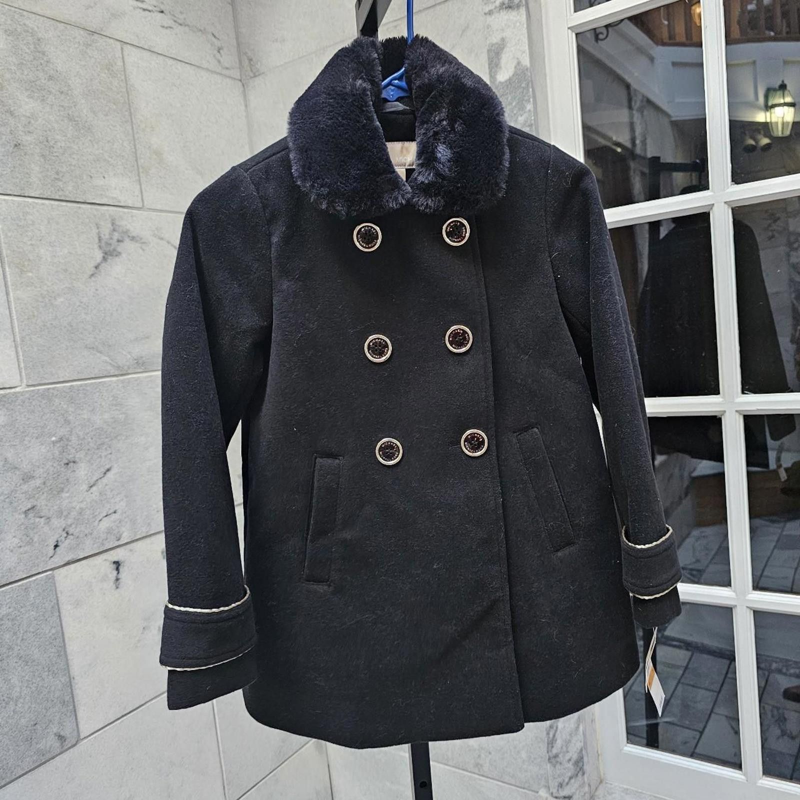 Michael Kors Michael Kors Kid's Black and Gold Coat New With Tags Size US XXS / EU 40 - 1 Thumbnail