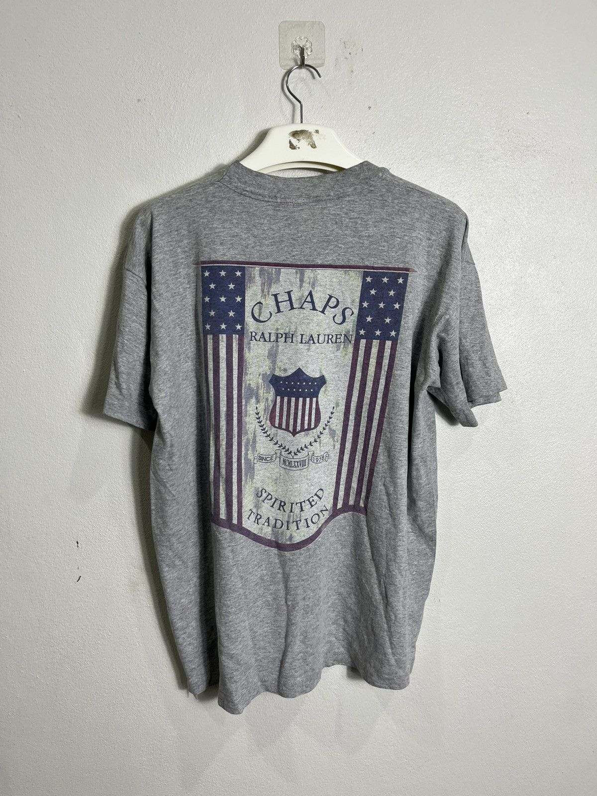 Vintage Vintage 90a CHAPS RALPH LAURENT Tshirt Size US L / EU 52-54 / 3 - 1 Thumbnail